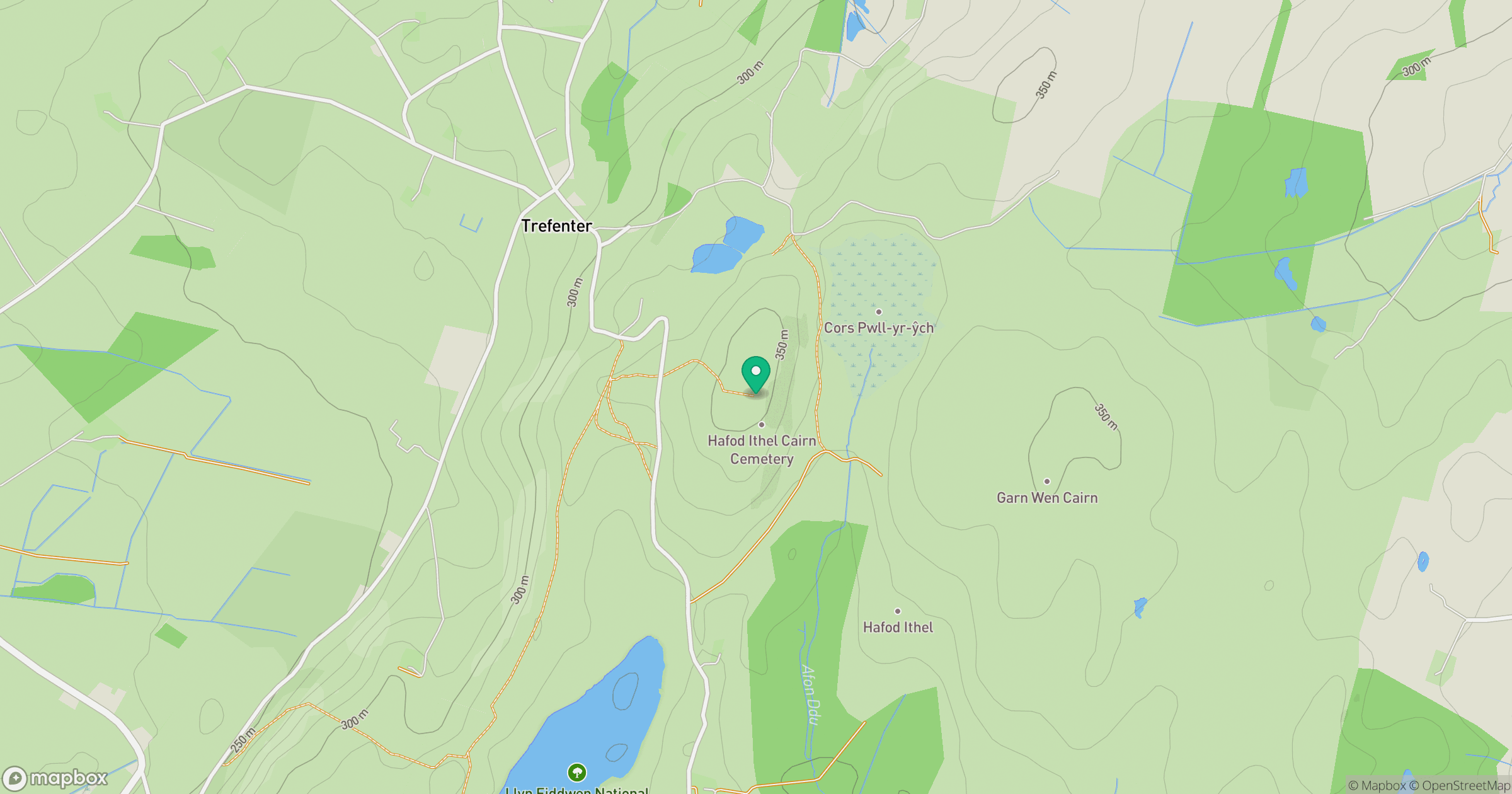 Hafod Ithel location map