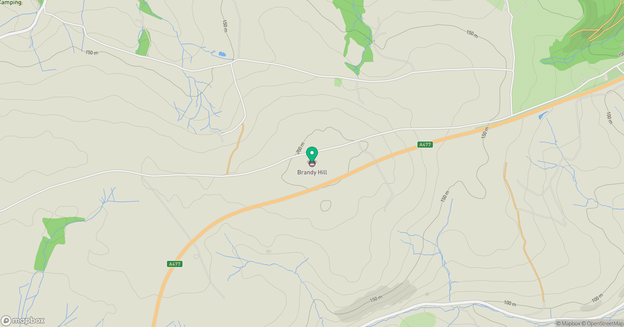 Brandy Hill location map