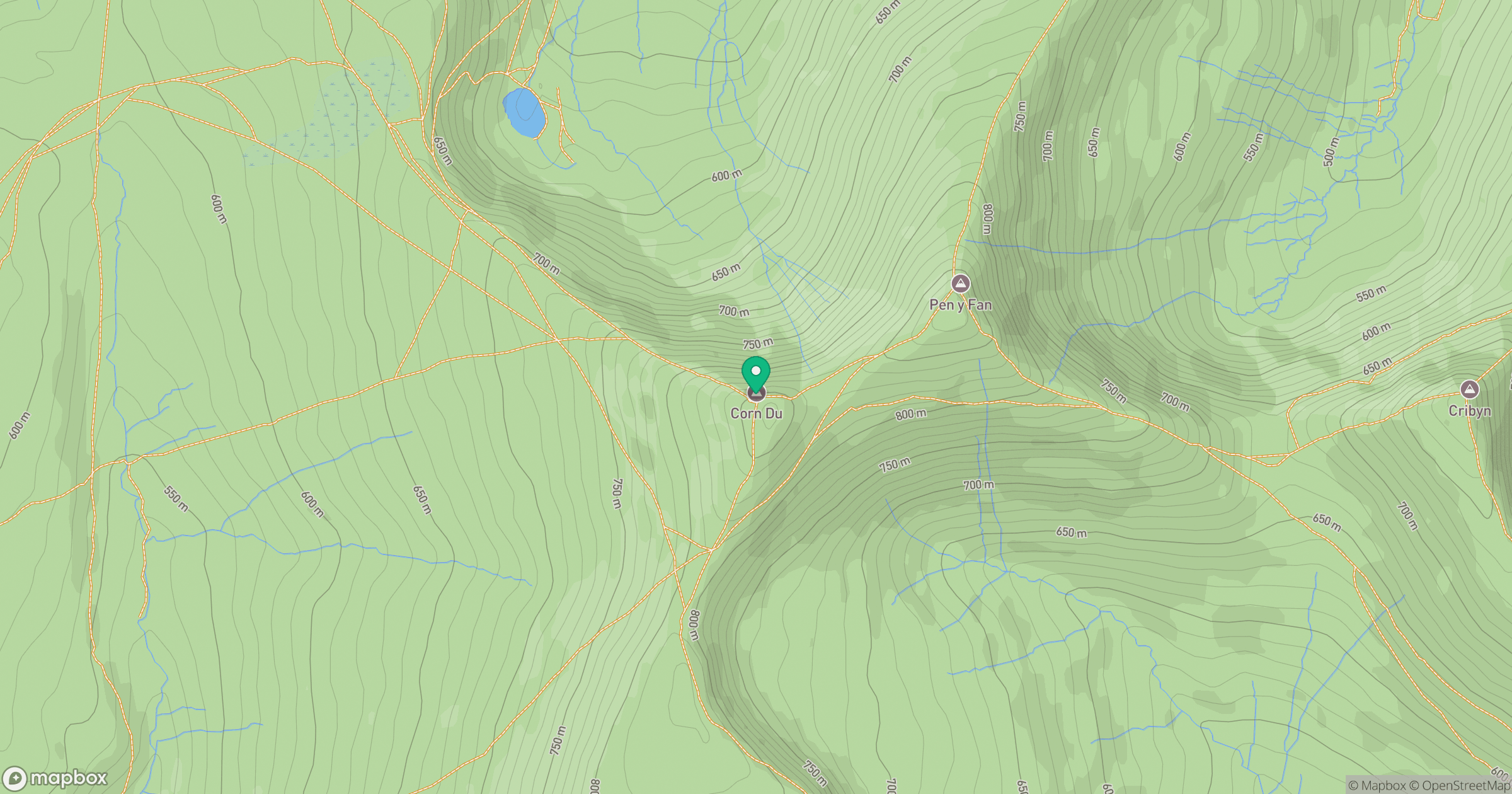 Corn Du location map