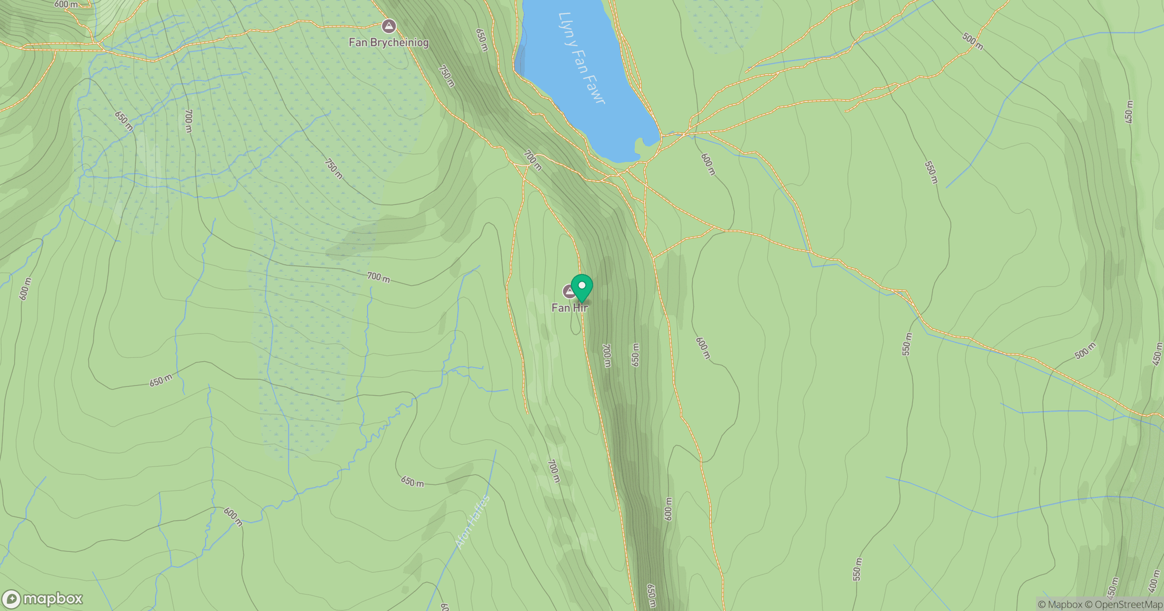 Fan Hir location map