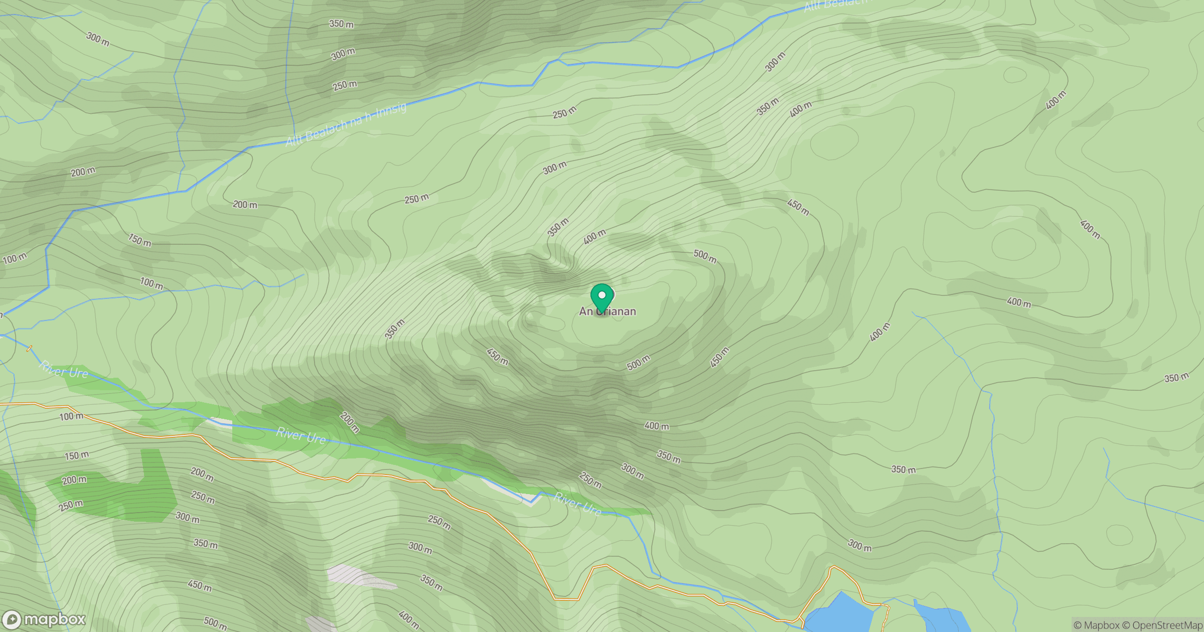 An Grianan location map