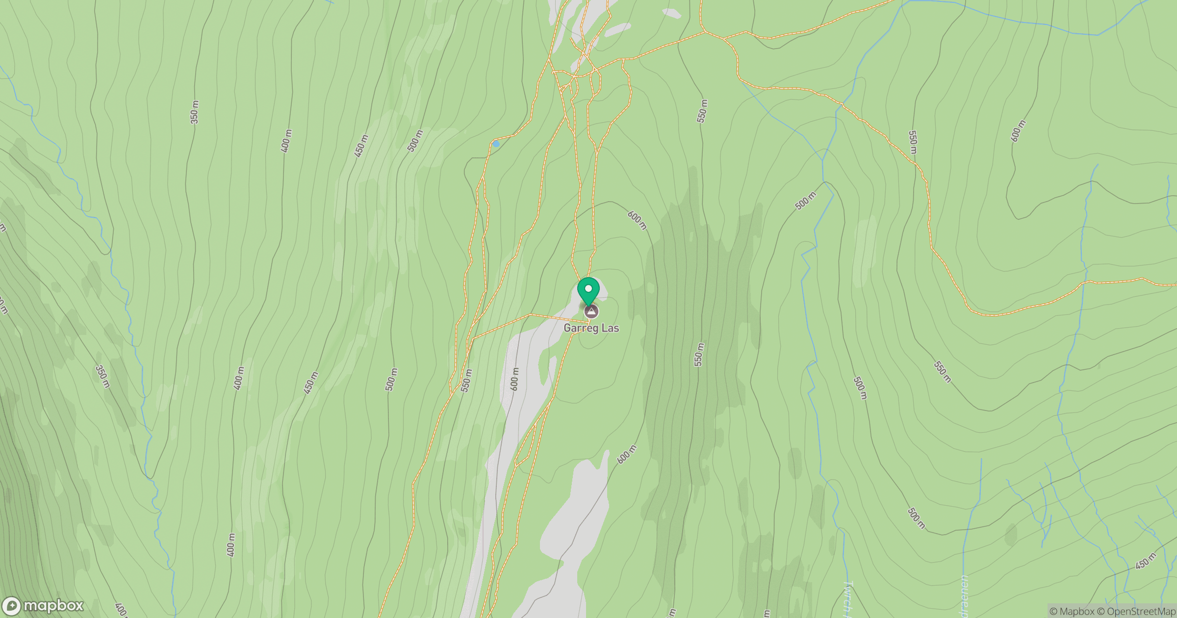 Garreg Las [Twyn-Swnd] location map