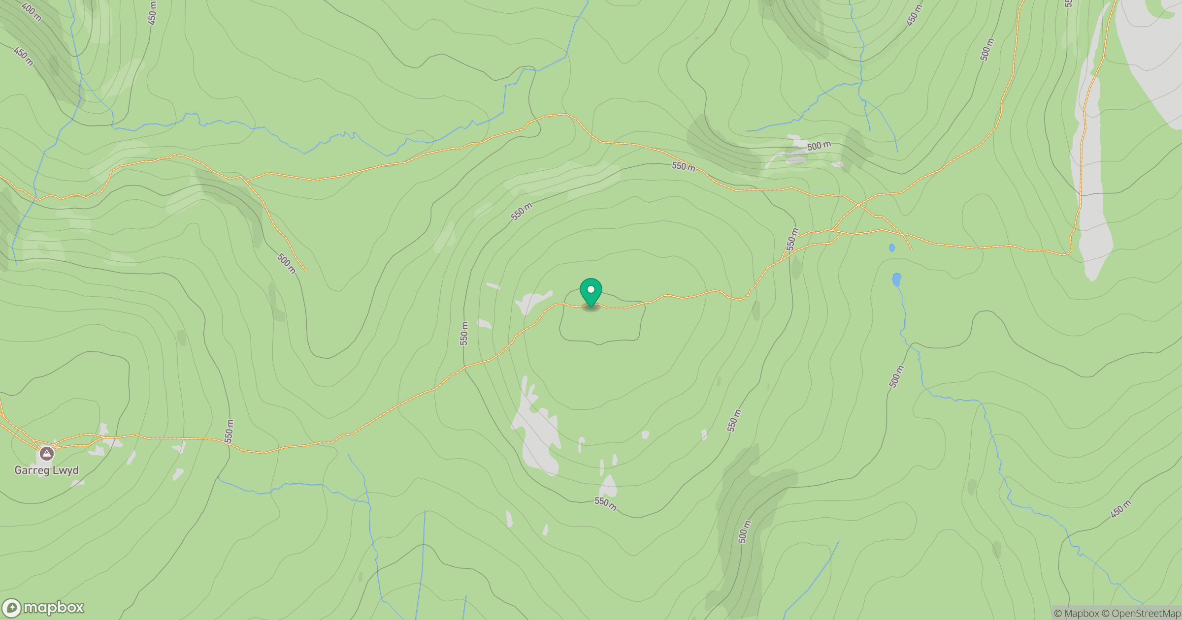 Foel Fraith location map
