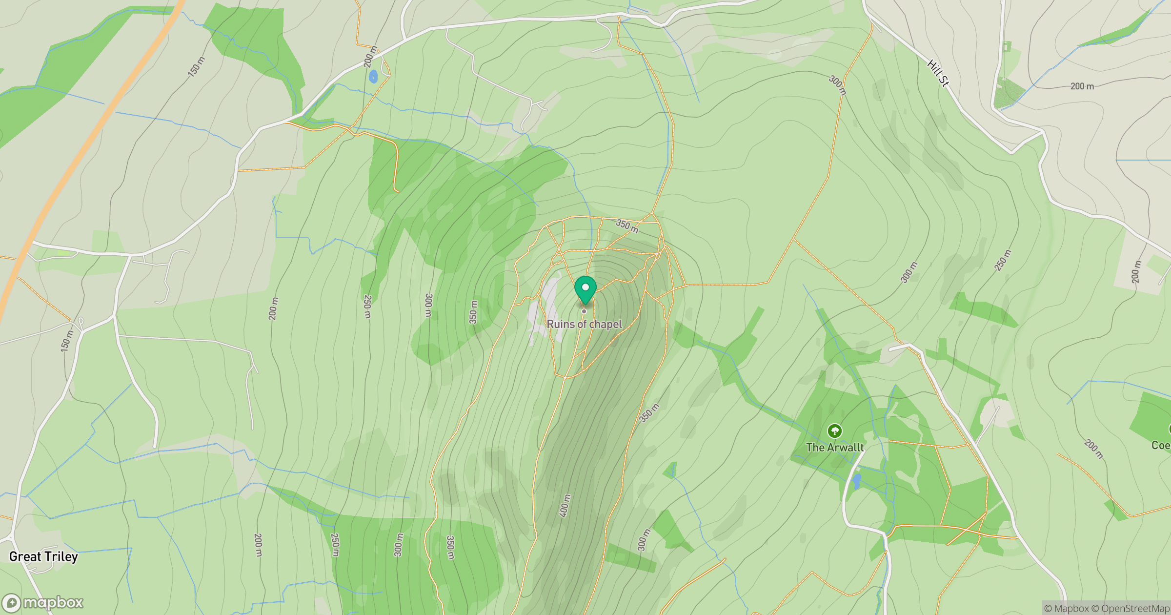 Ysgyryd Fawr location map