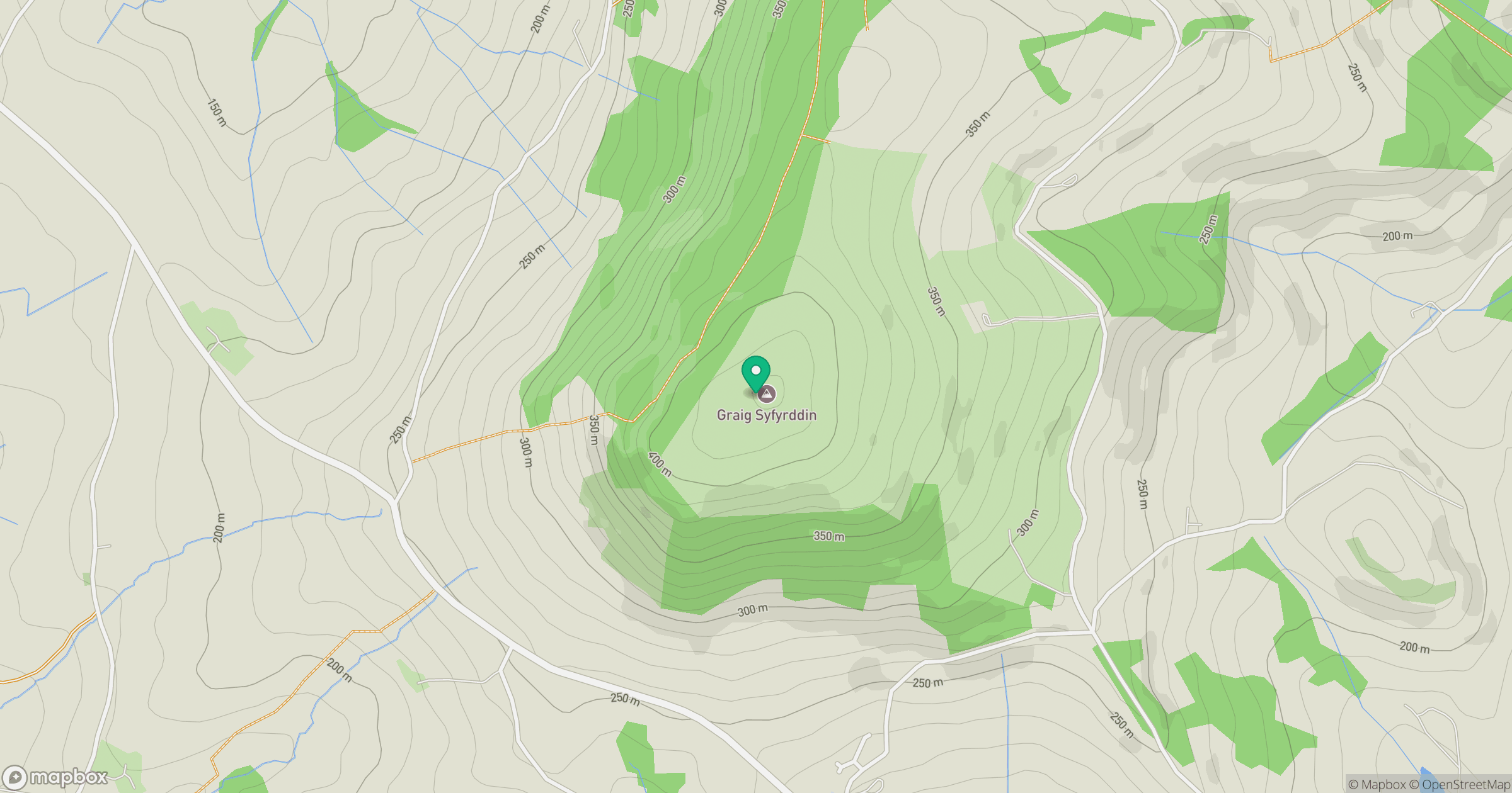 Graig Syfyrddin [Edmund's Tump] location map