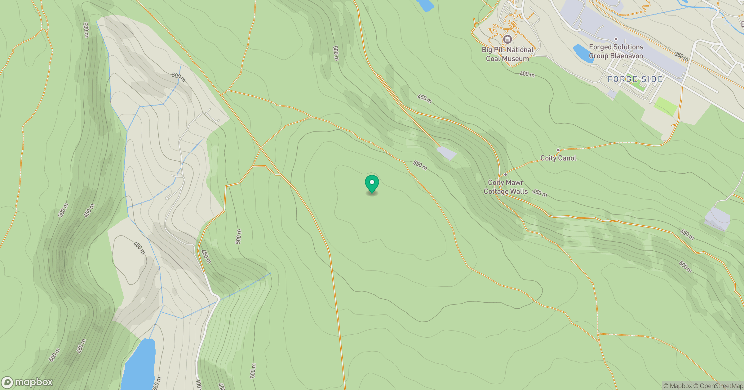 Coety Mountain [Coity Mountain] [Mynydd Coety] location map