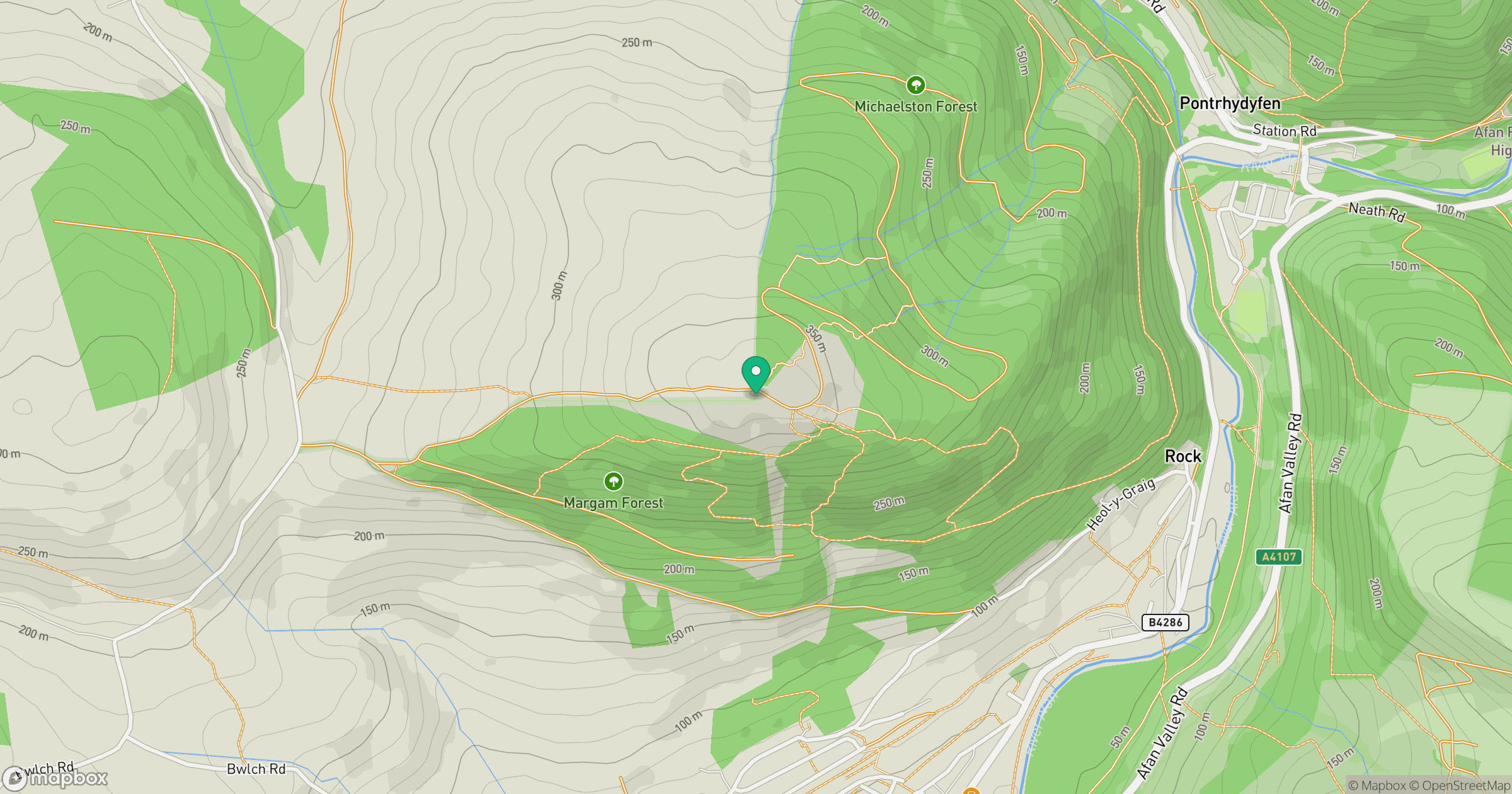 Foel Fynyddau location map