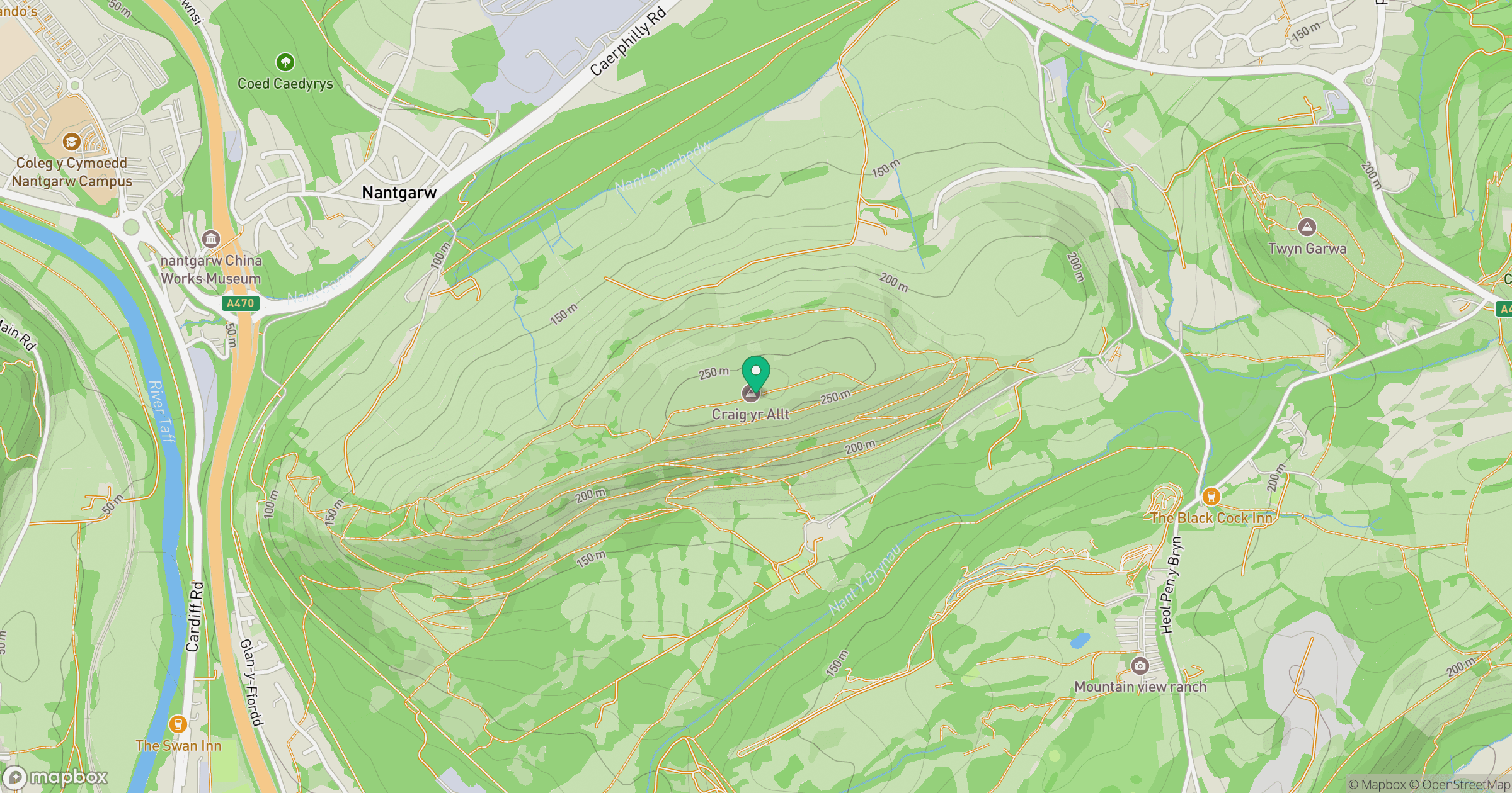 Craig yr Allt location map
