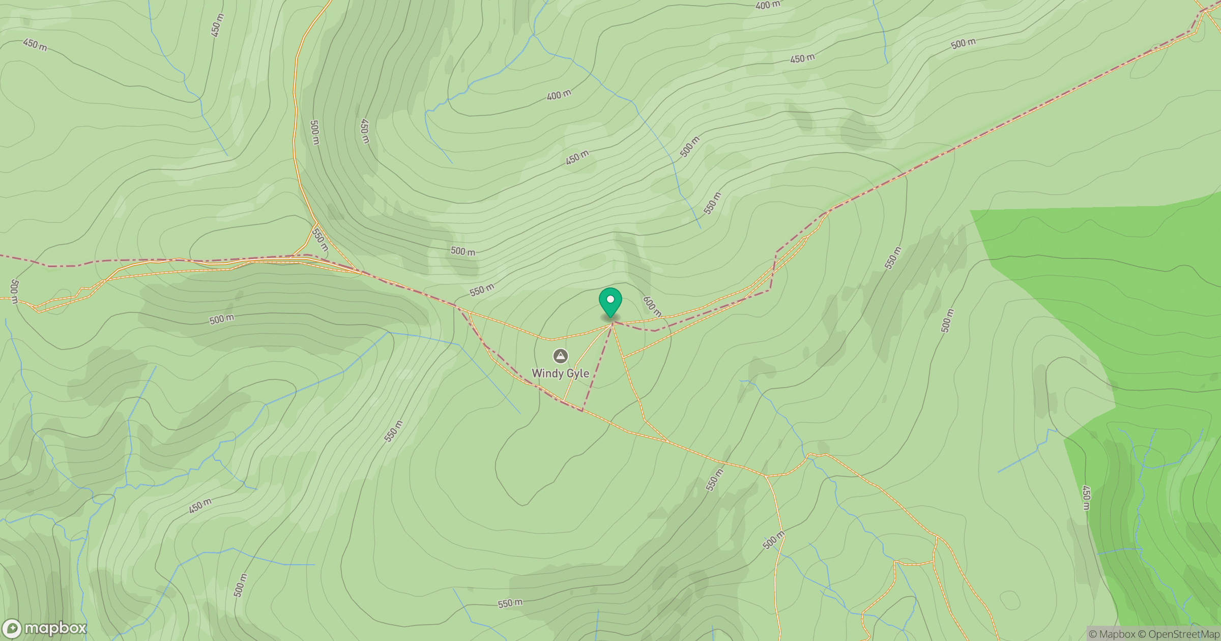 Windy Gyle location map