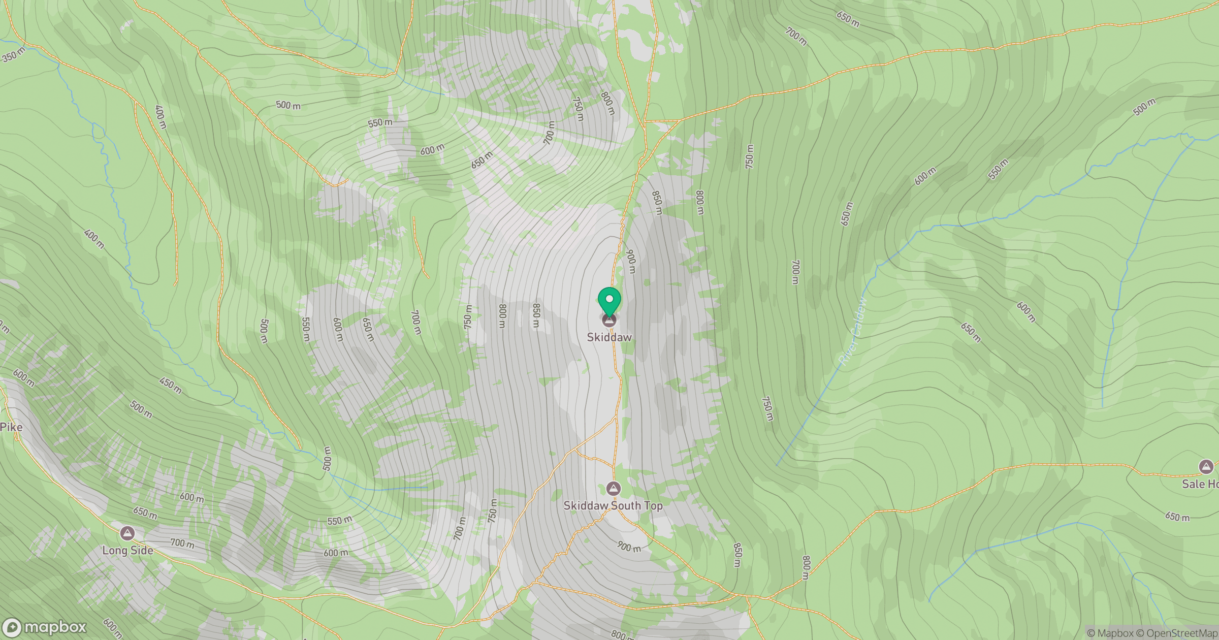 Skiddaw location map