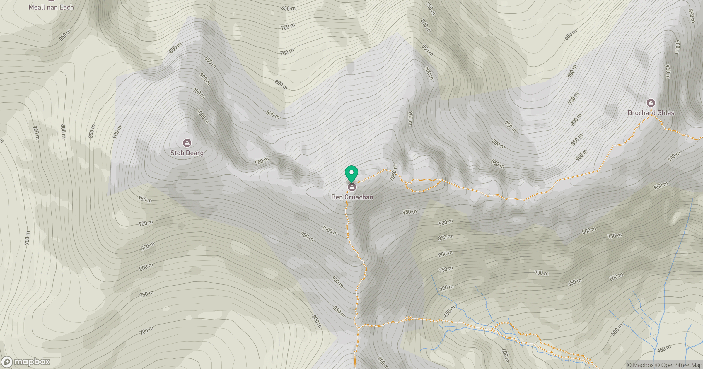 Ben Cruachan location map