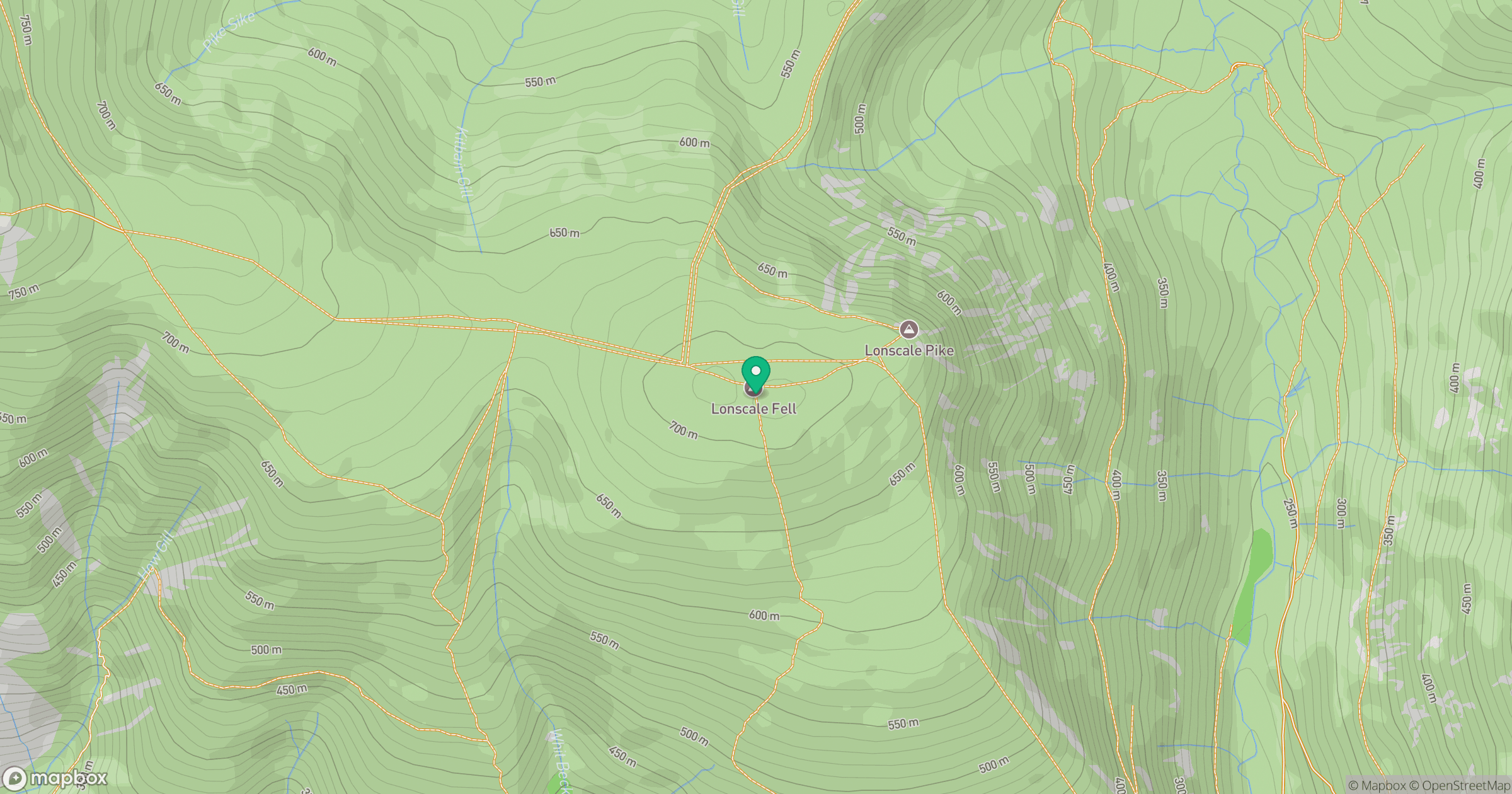 Lonscale Fell location map