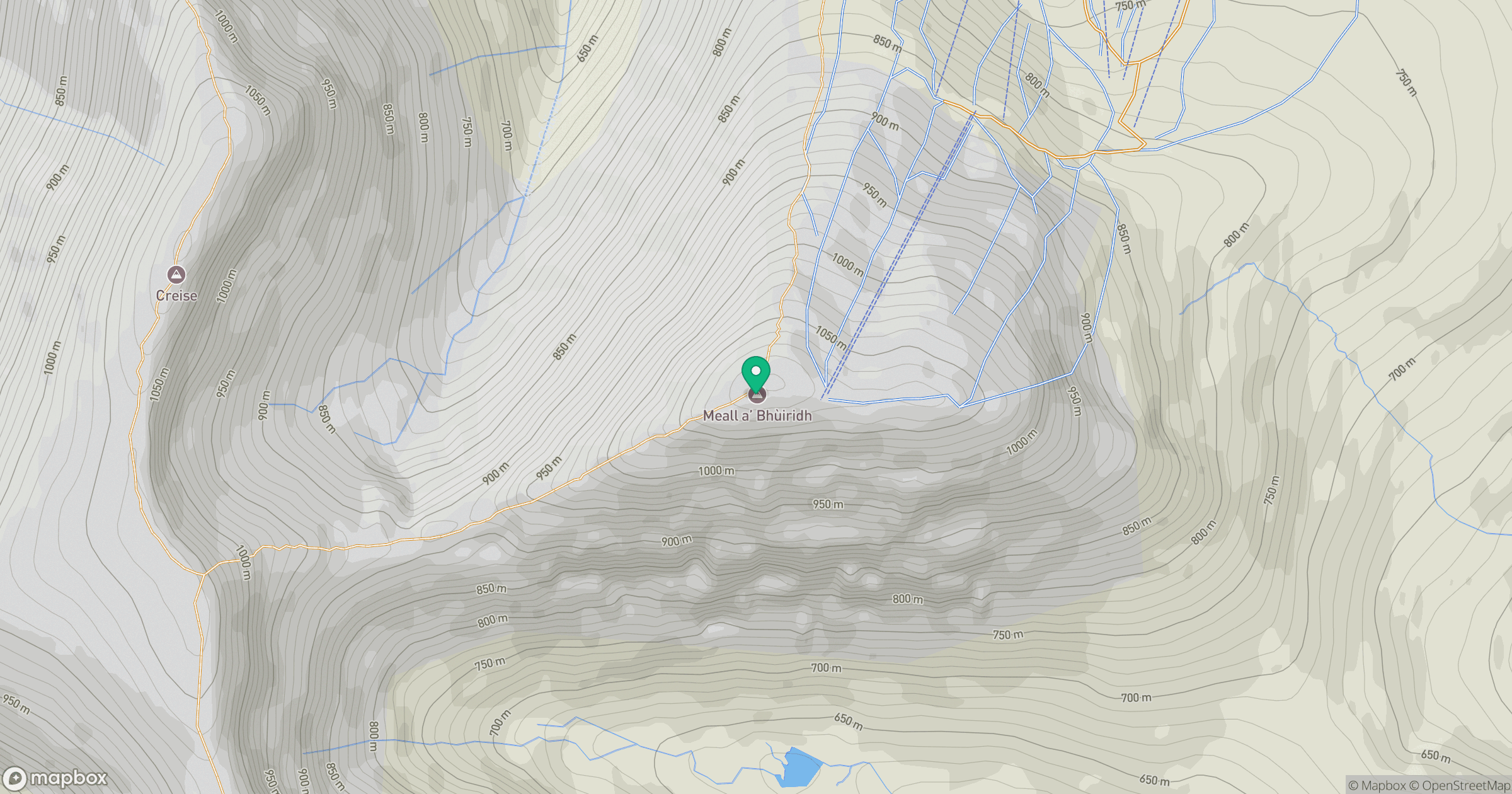 Meall a' Bhuiridh location map