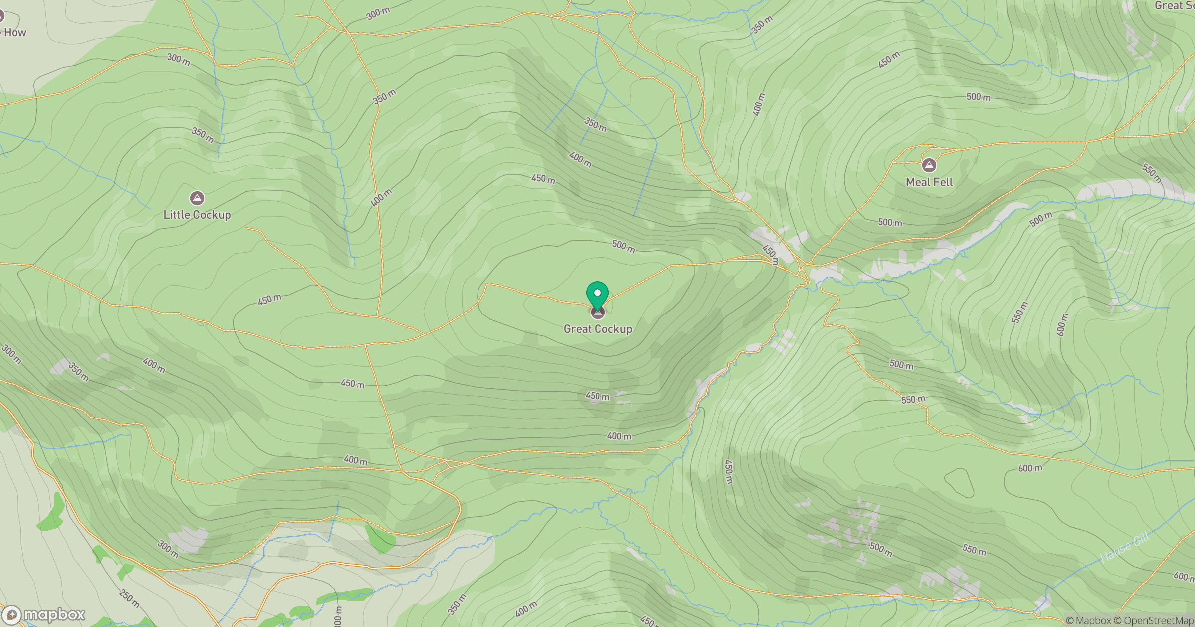 Great Cockup location map