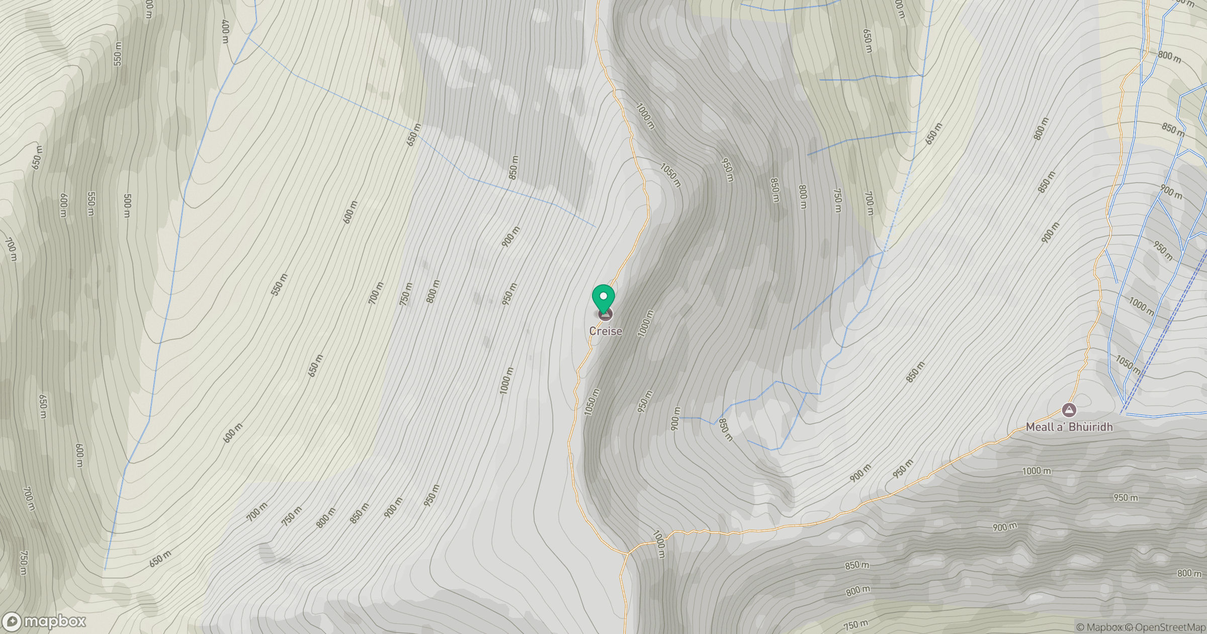 Creise location map