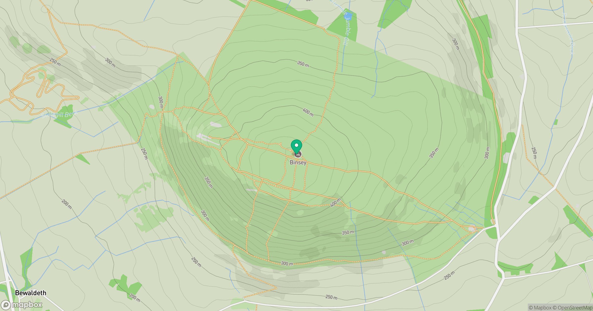 Binsey location map