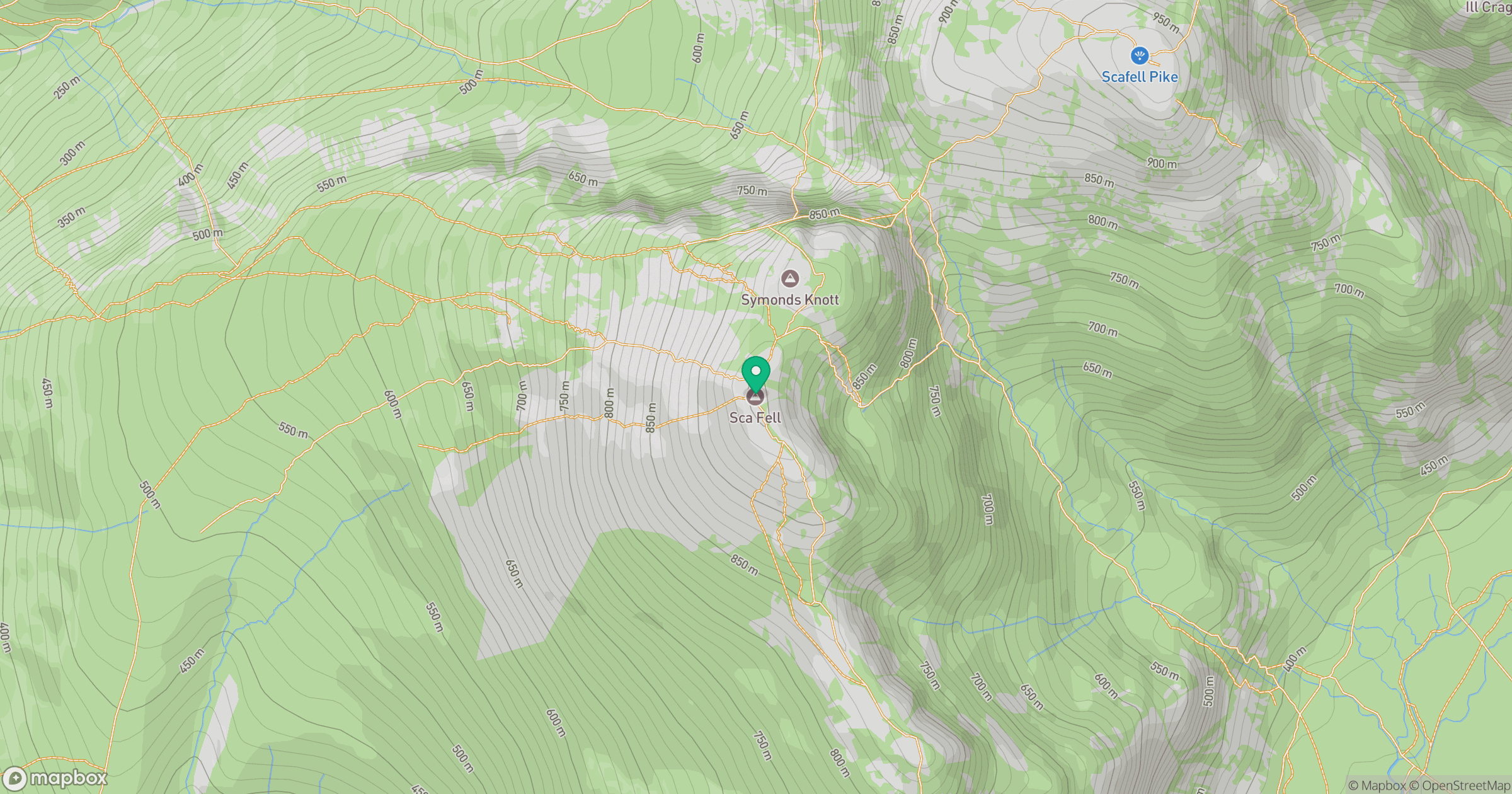 Scafell location map