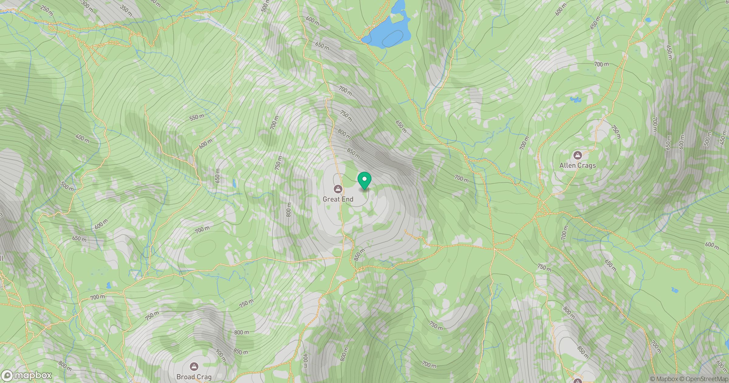 Great End location map