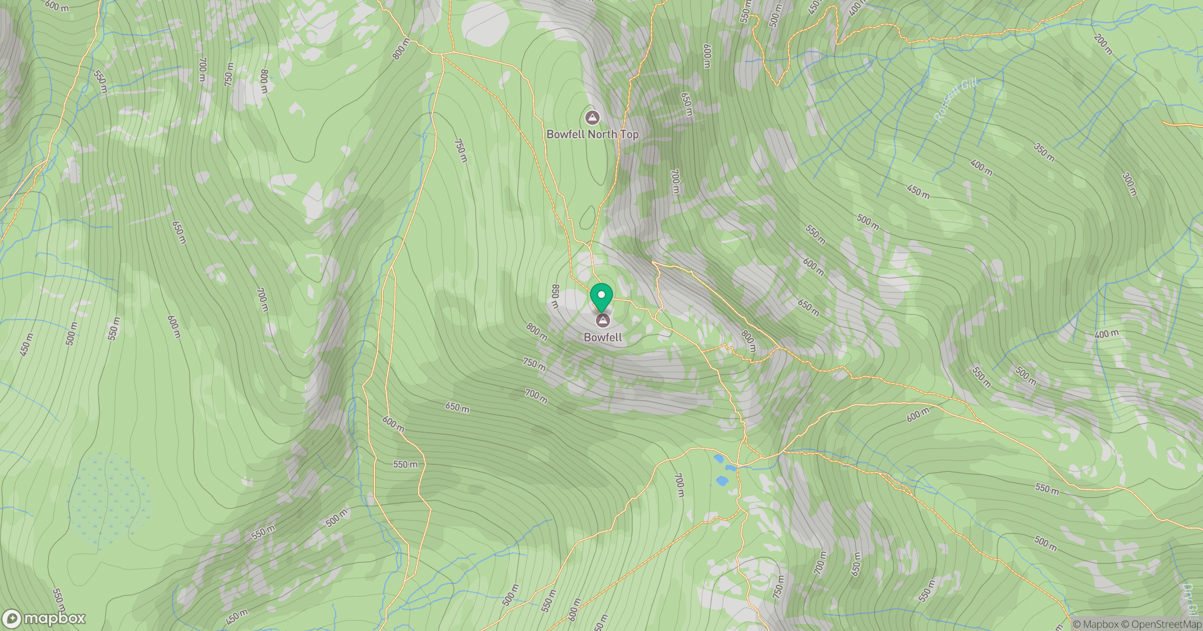 Bowfell location map