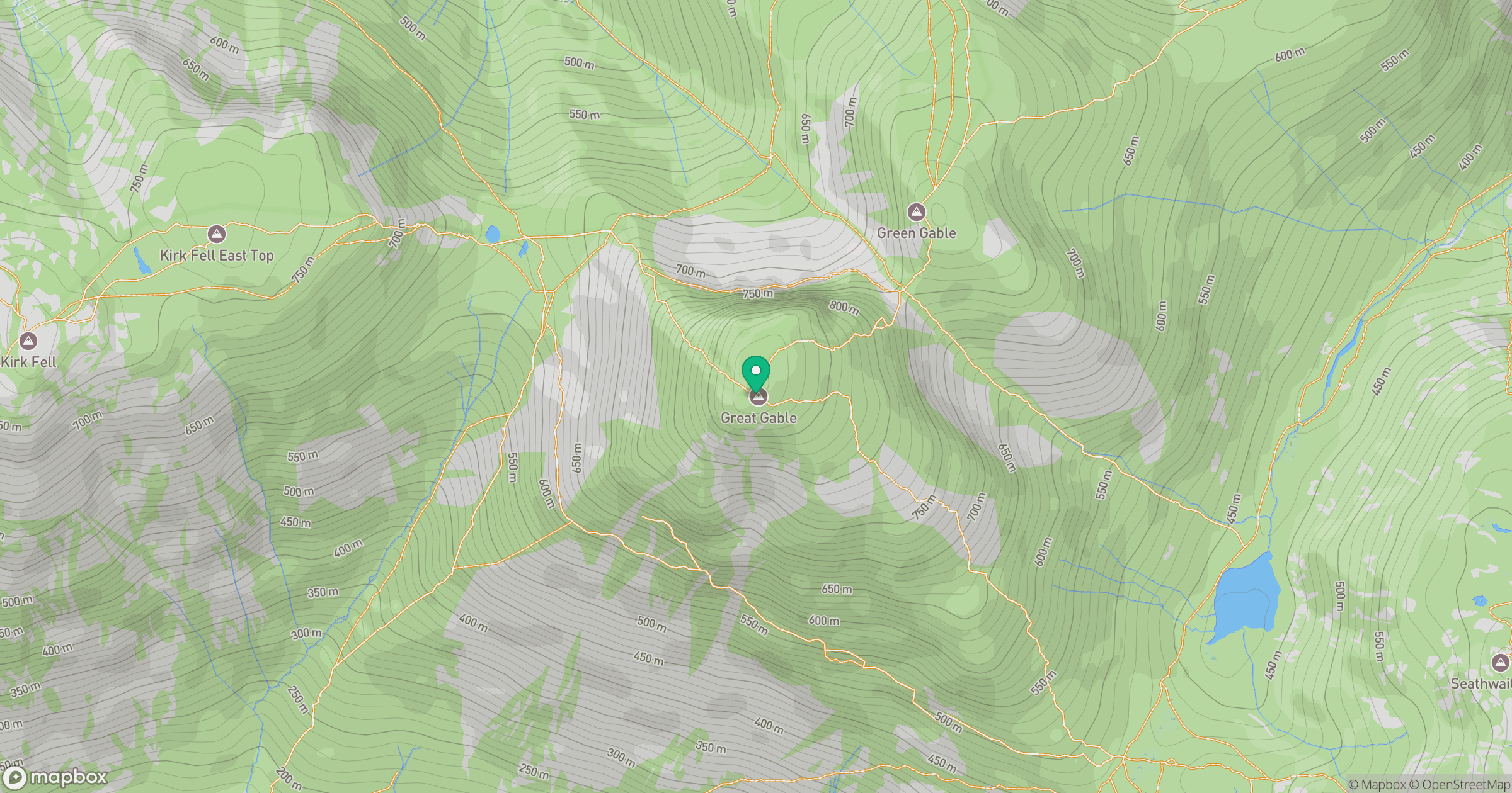 Great Gable location map