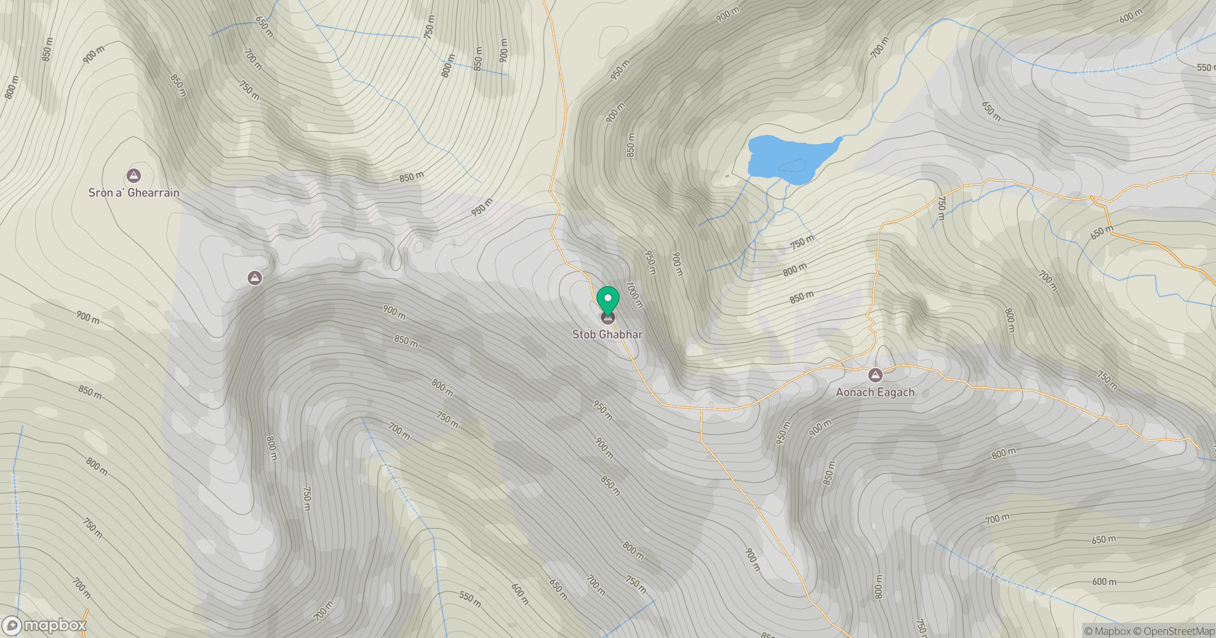Stob Ghabhar location map