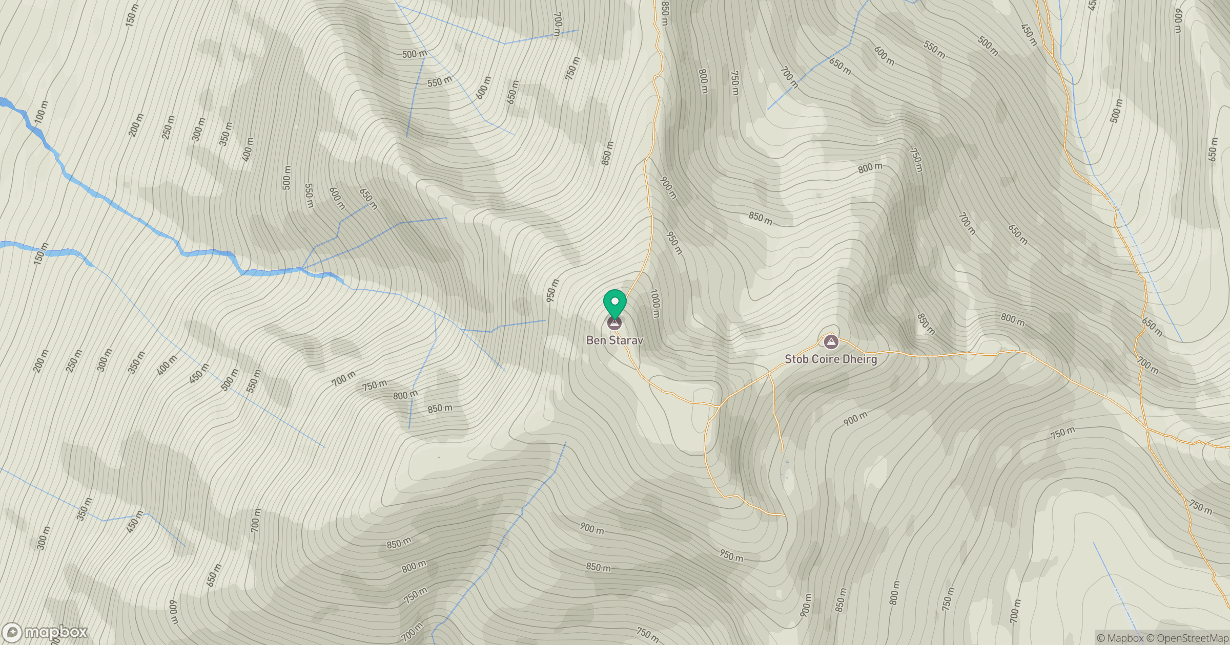 Ben Starav location map