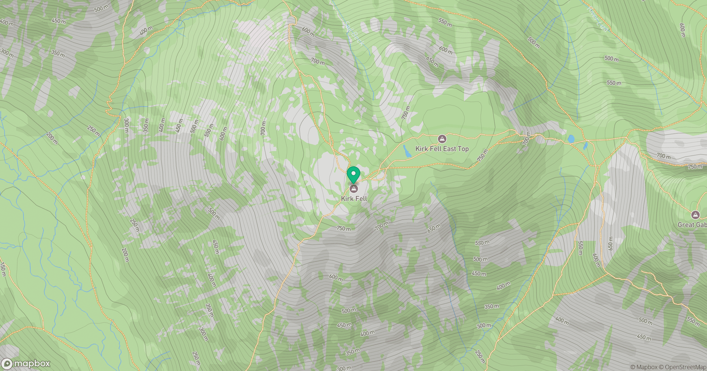 Kirk Fell location map