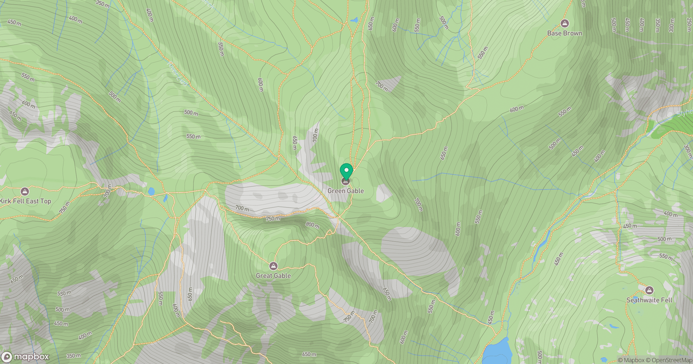 Green Gable location map
