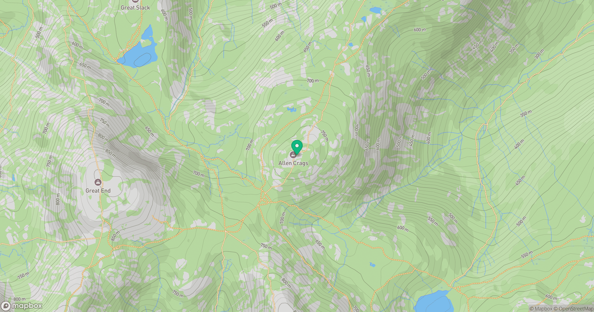 Allen Crags location map