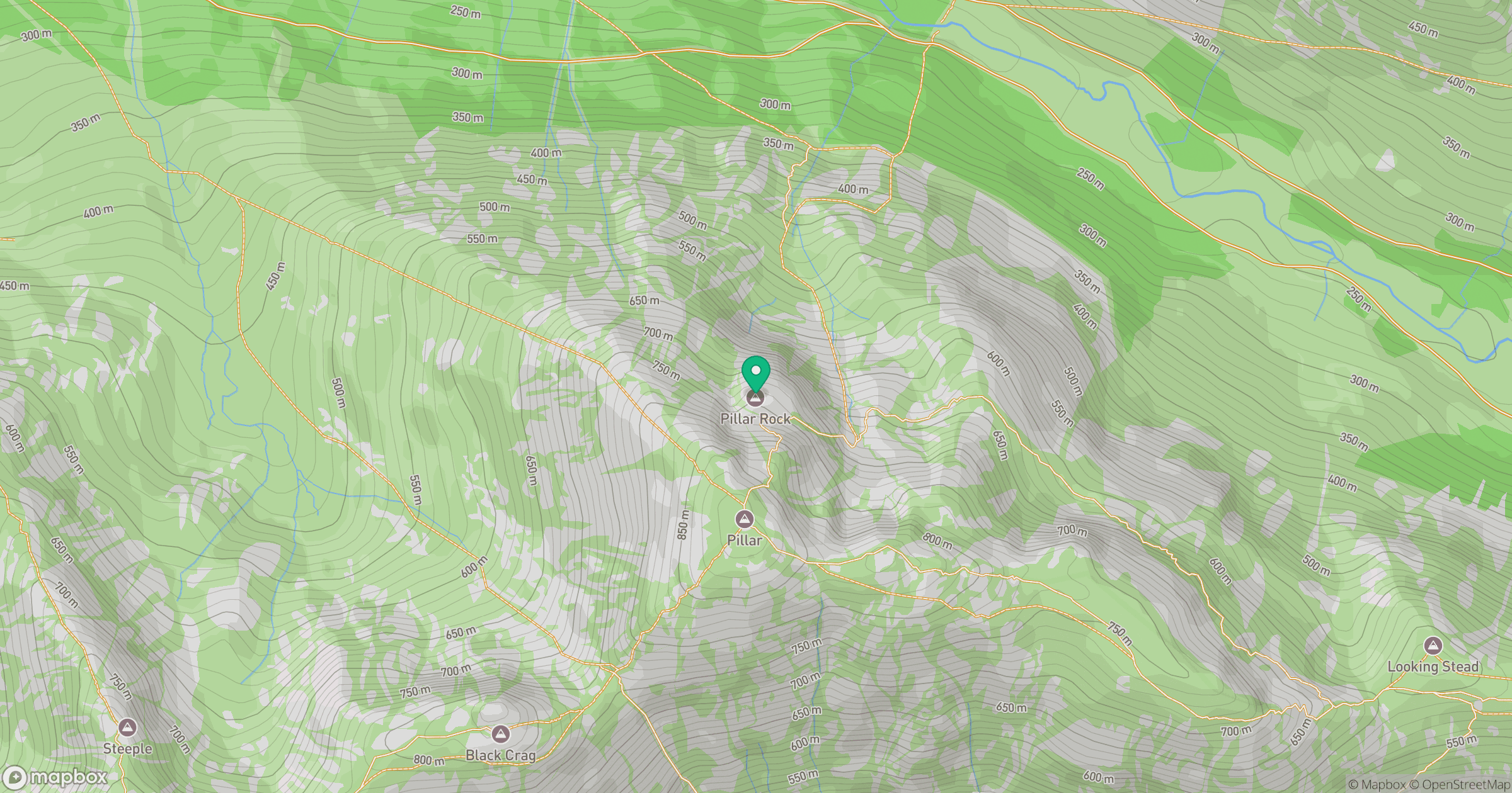 Pillar Rock location map
