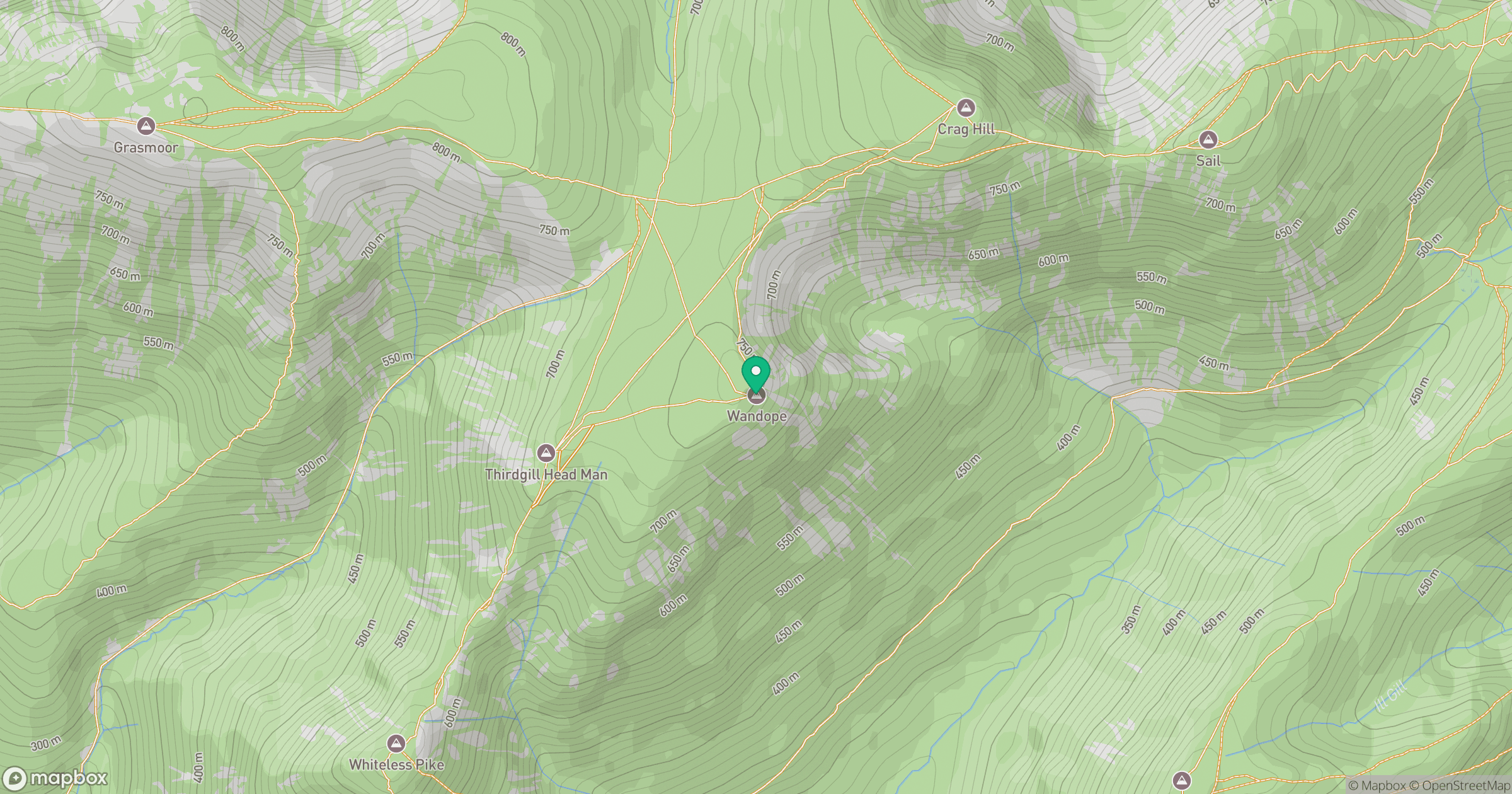 Wandope location map