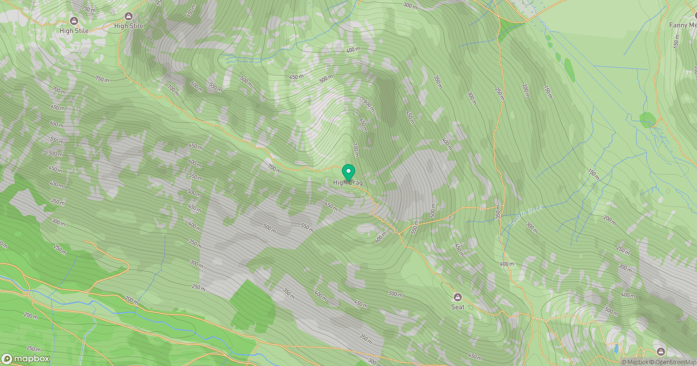 High Crag (Buttermere) location map