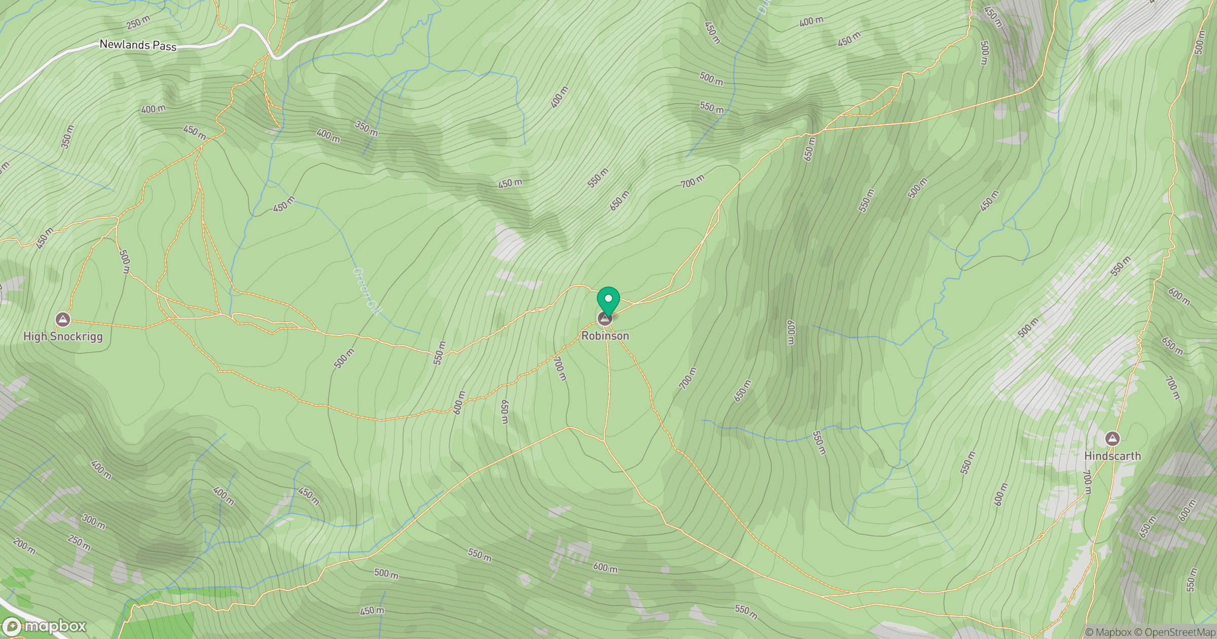 Robinson location map