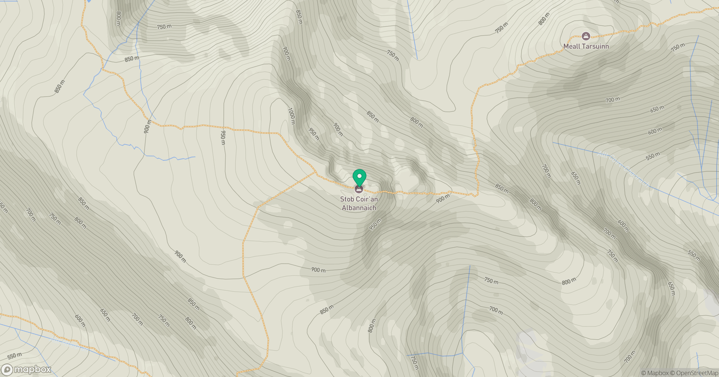 Stob Coir' an Albannaich location map