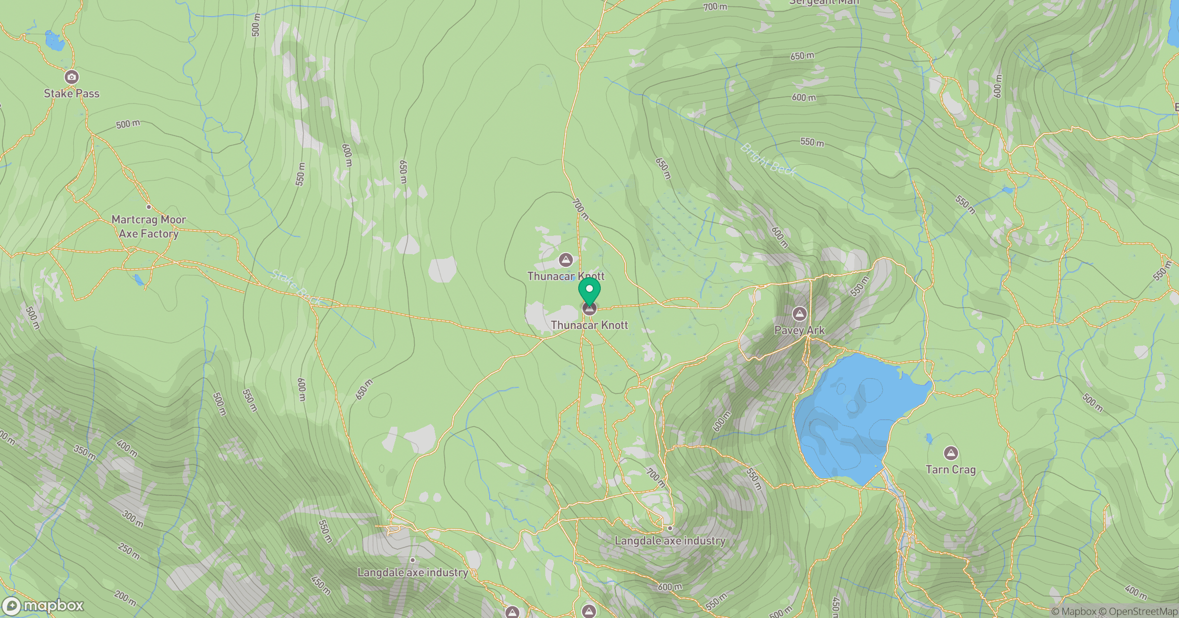 Thunacar Knott location map