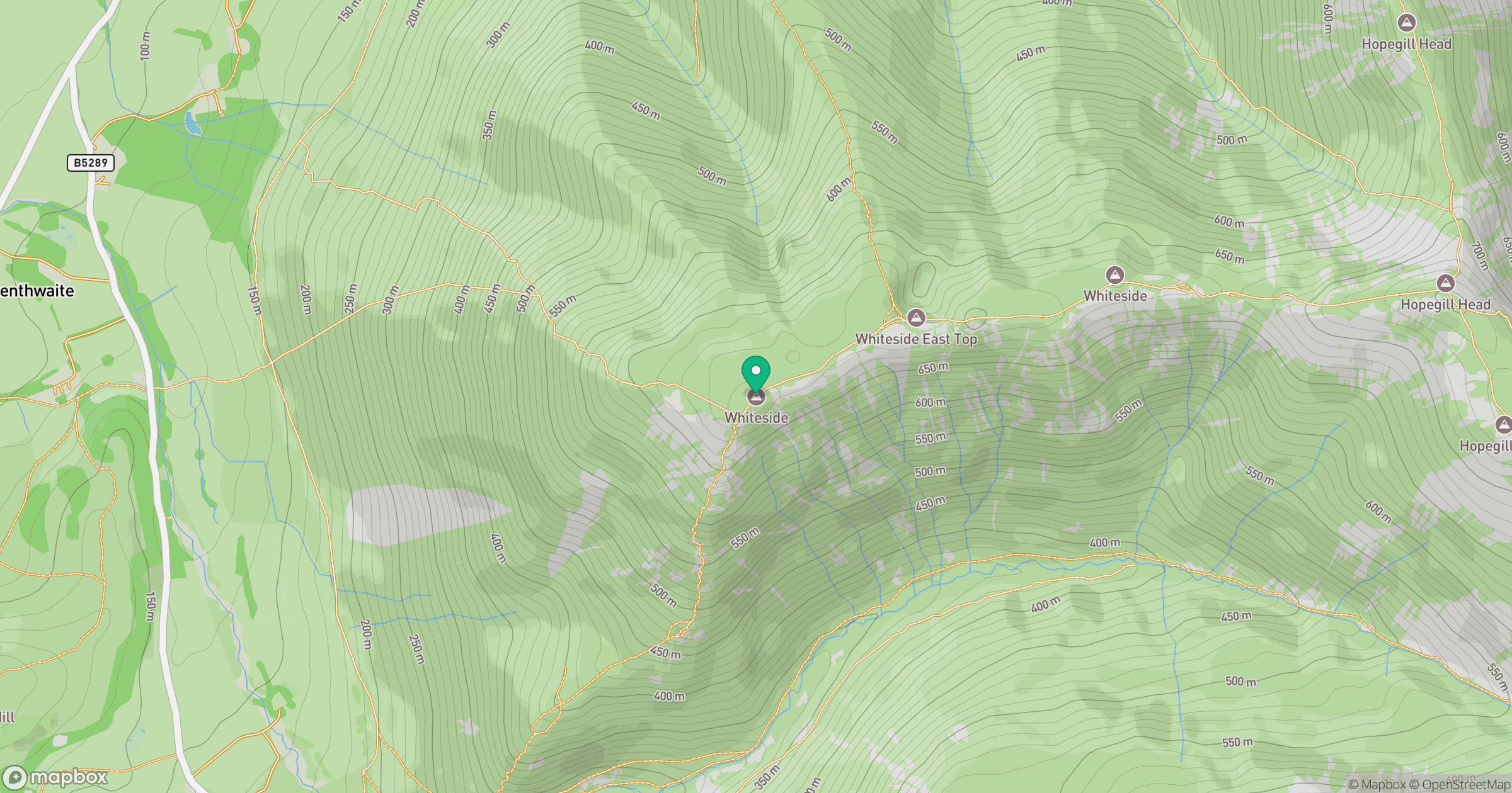 Whiteside [Whiteside West Top] location map