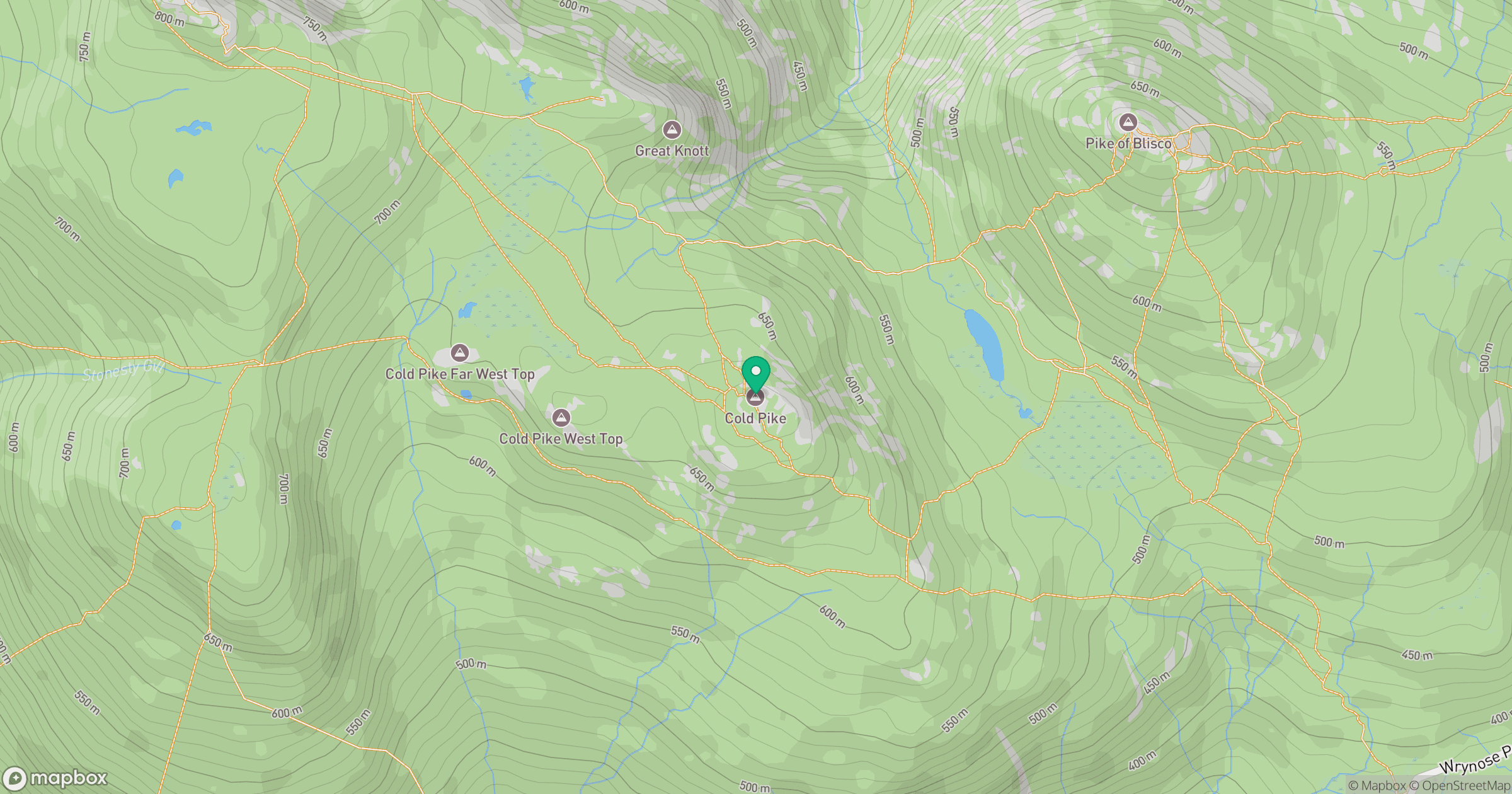 Cold Pike location map