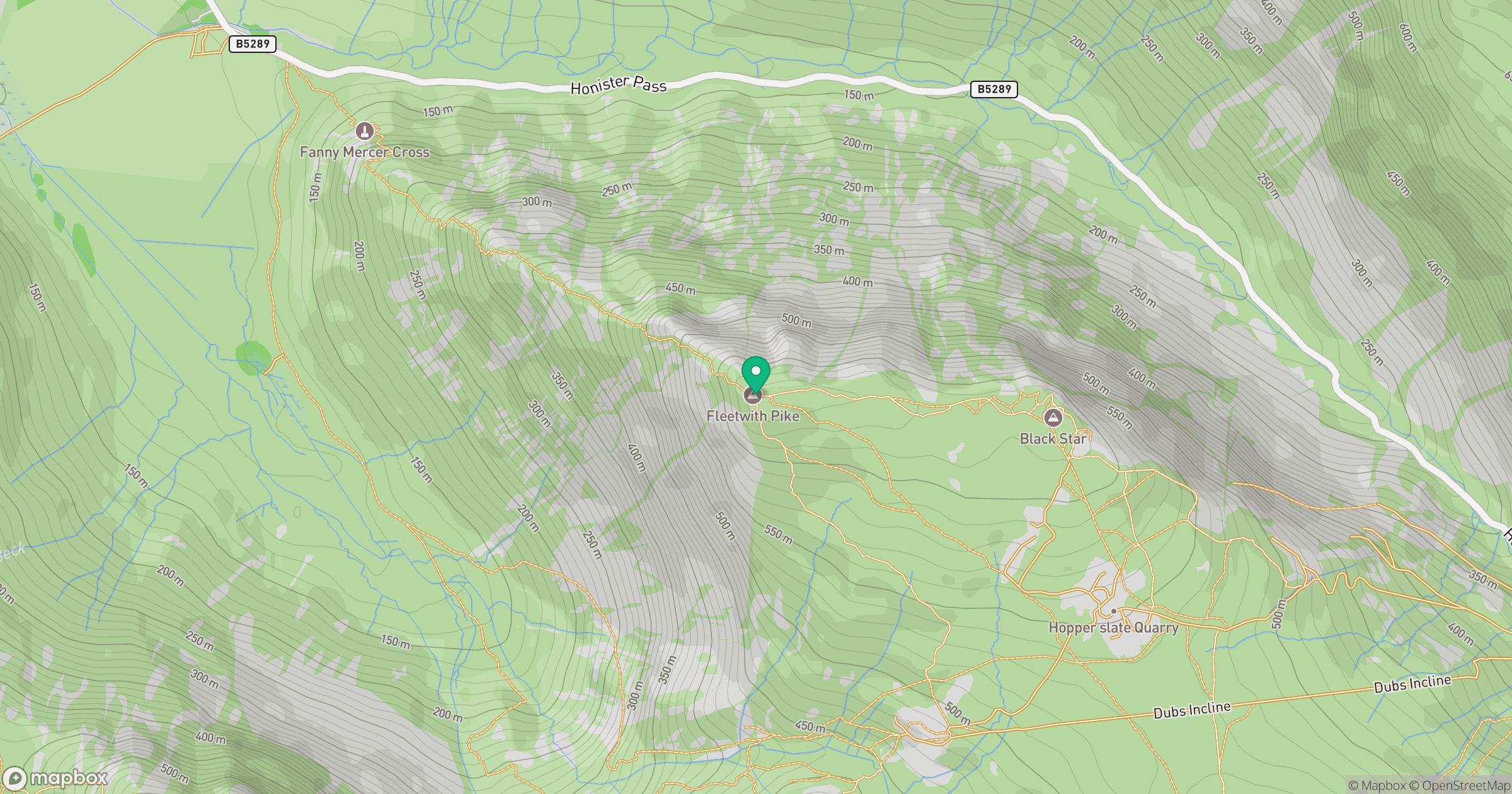 Fleetwith Pike location map