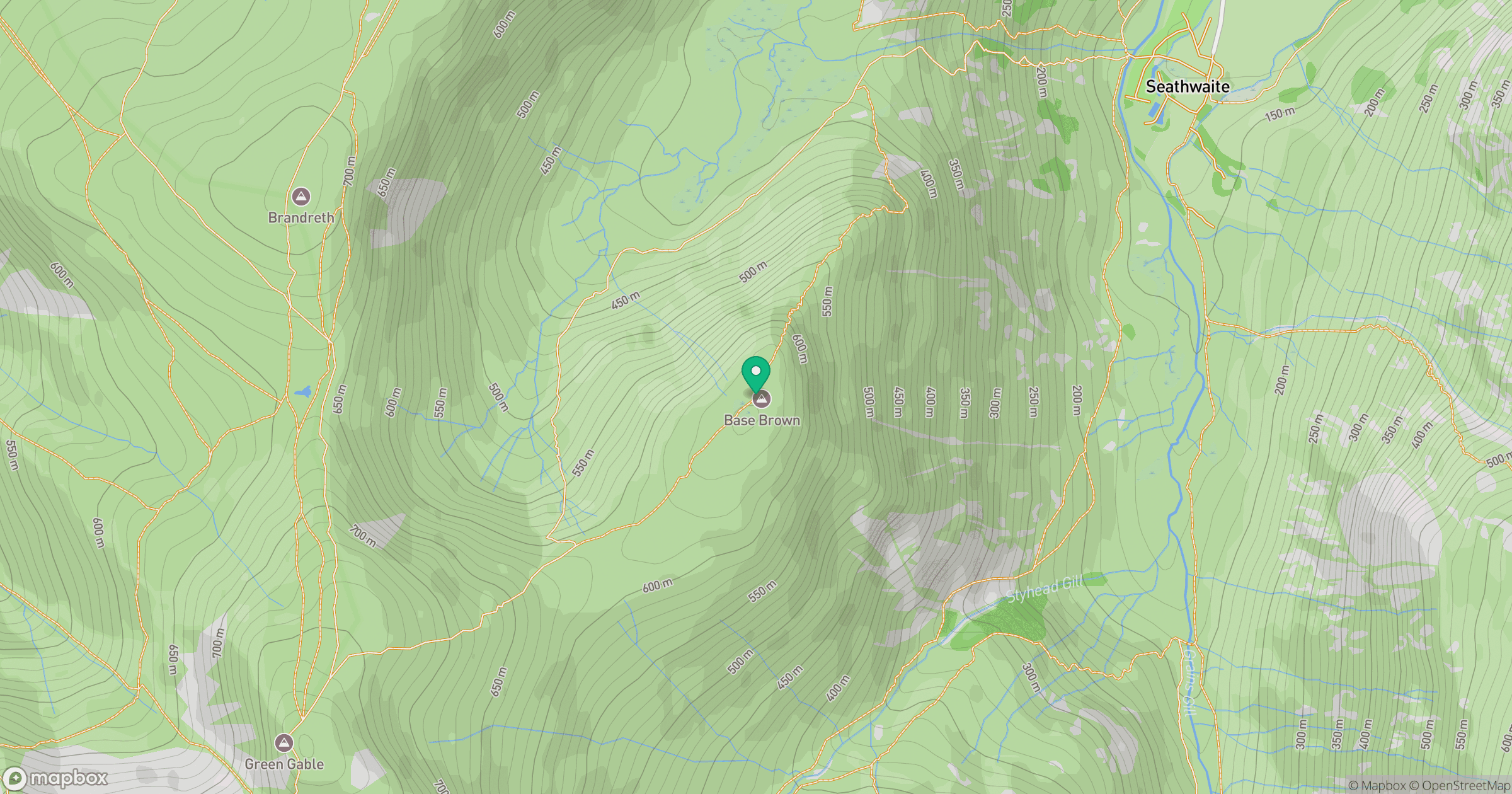 Base Brown location map