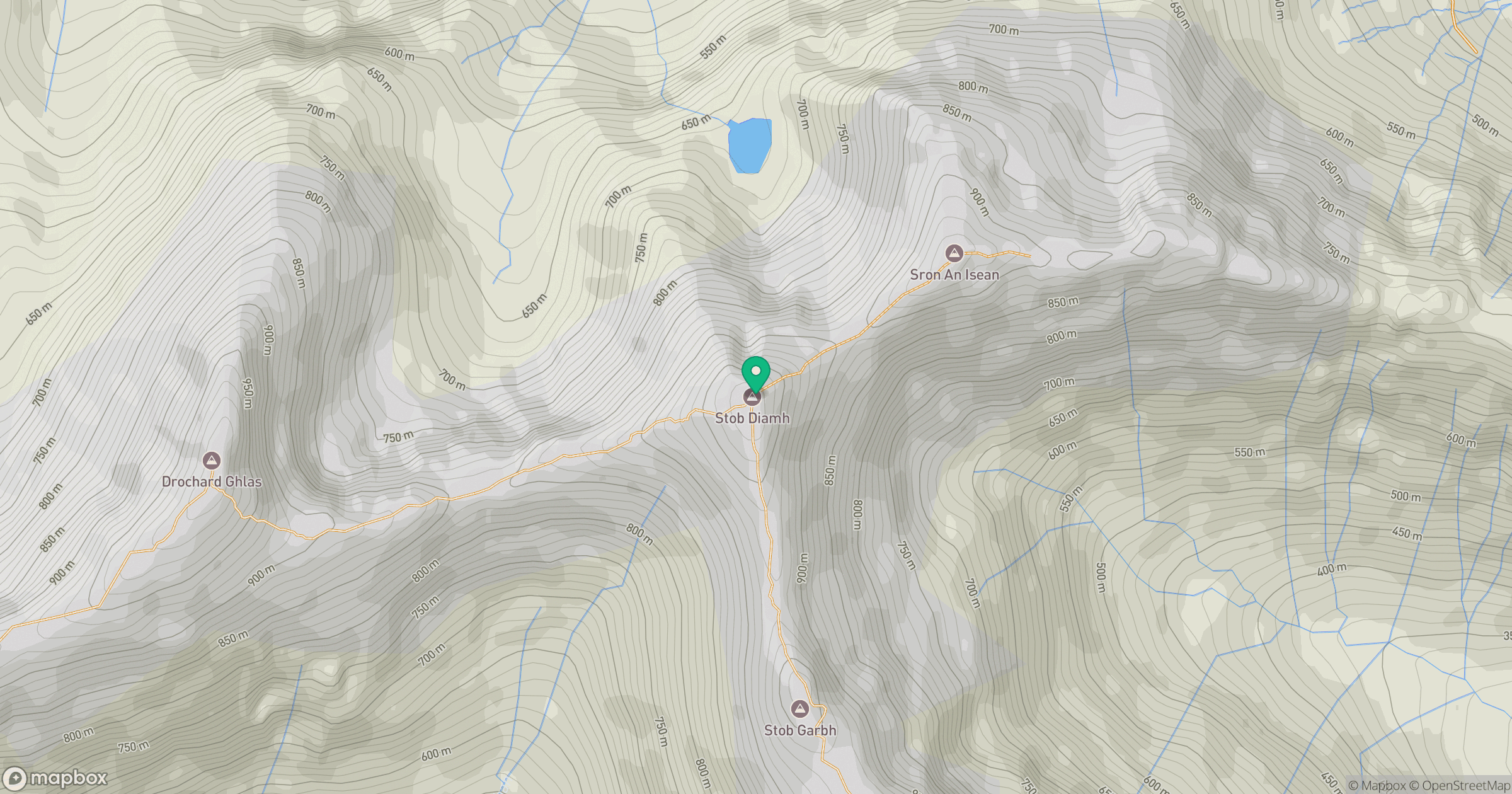 Stob Daimh [Stob Diamh] location map