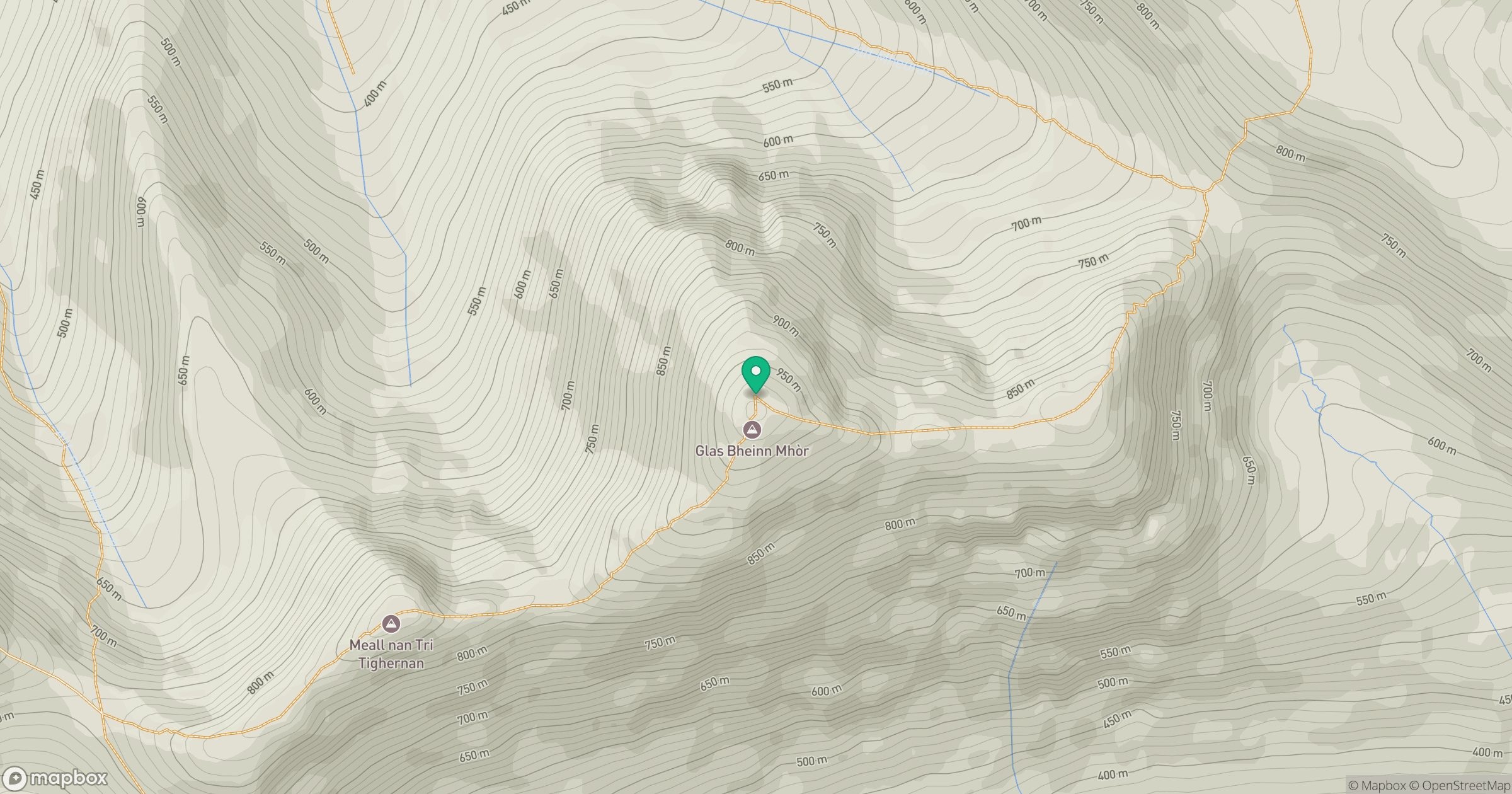 Glas Bheinn Mhor location map