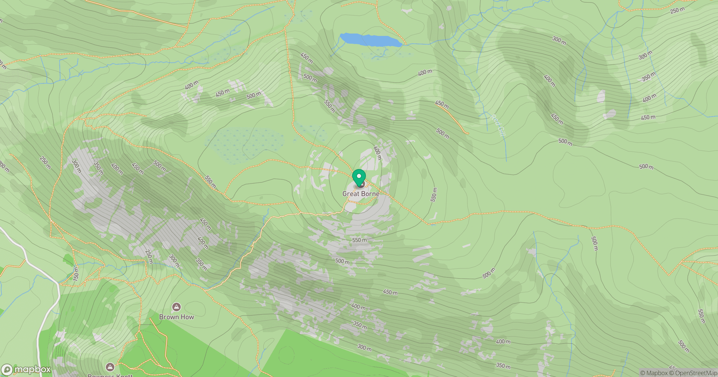 Great Borne location map
