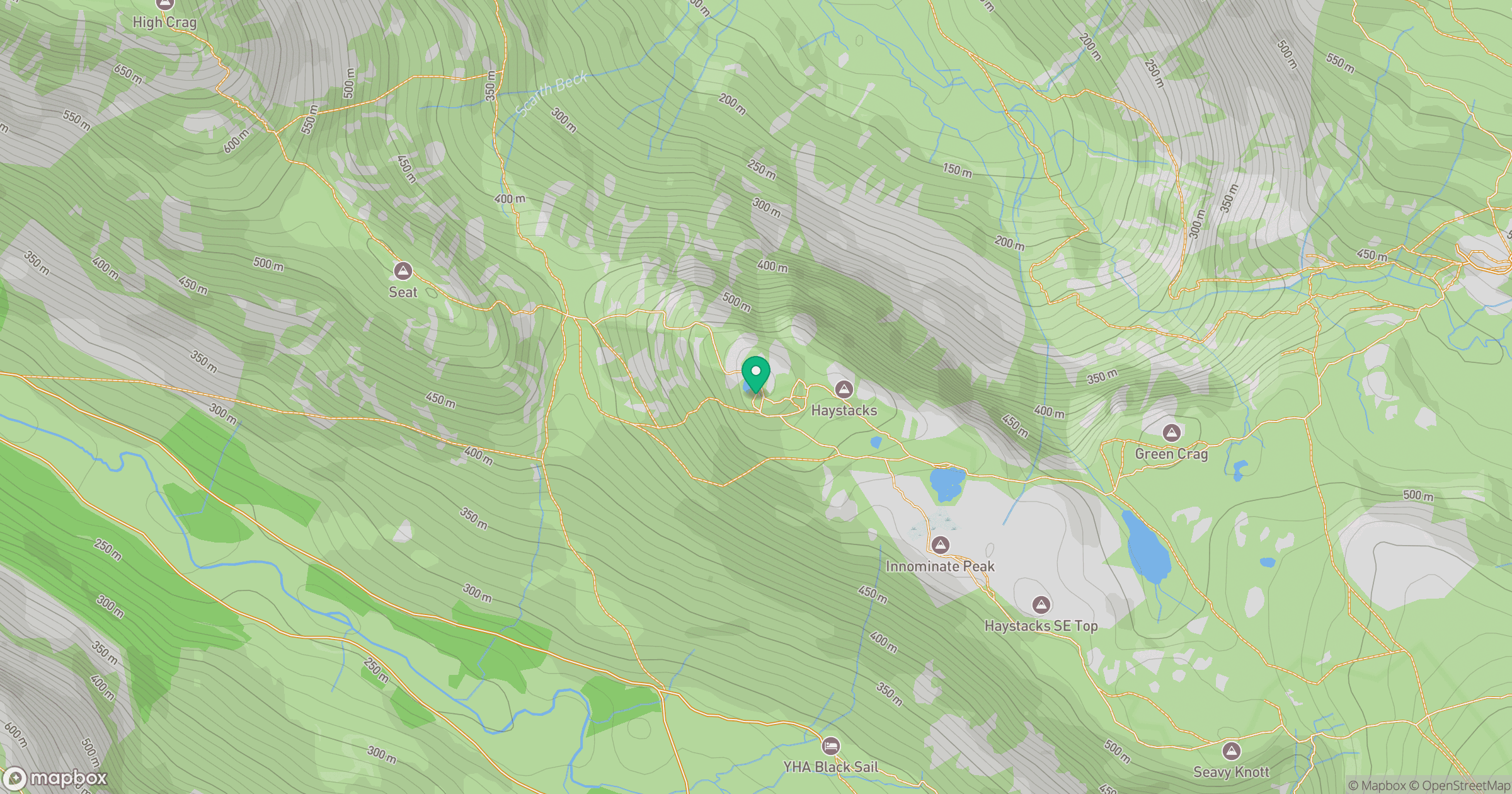 Haystacks (Buttermere) location map