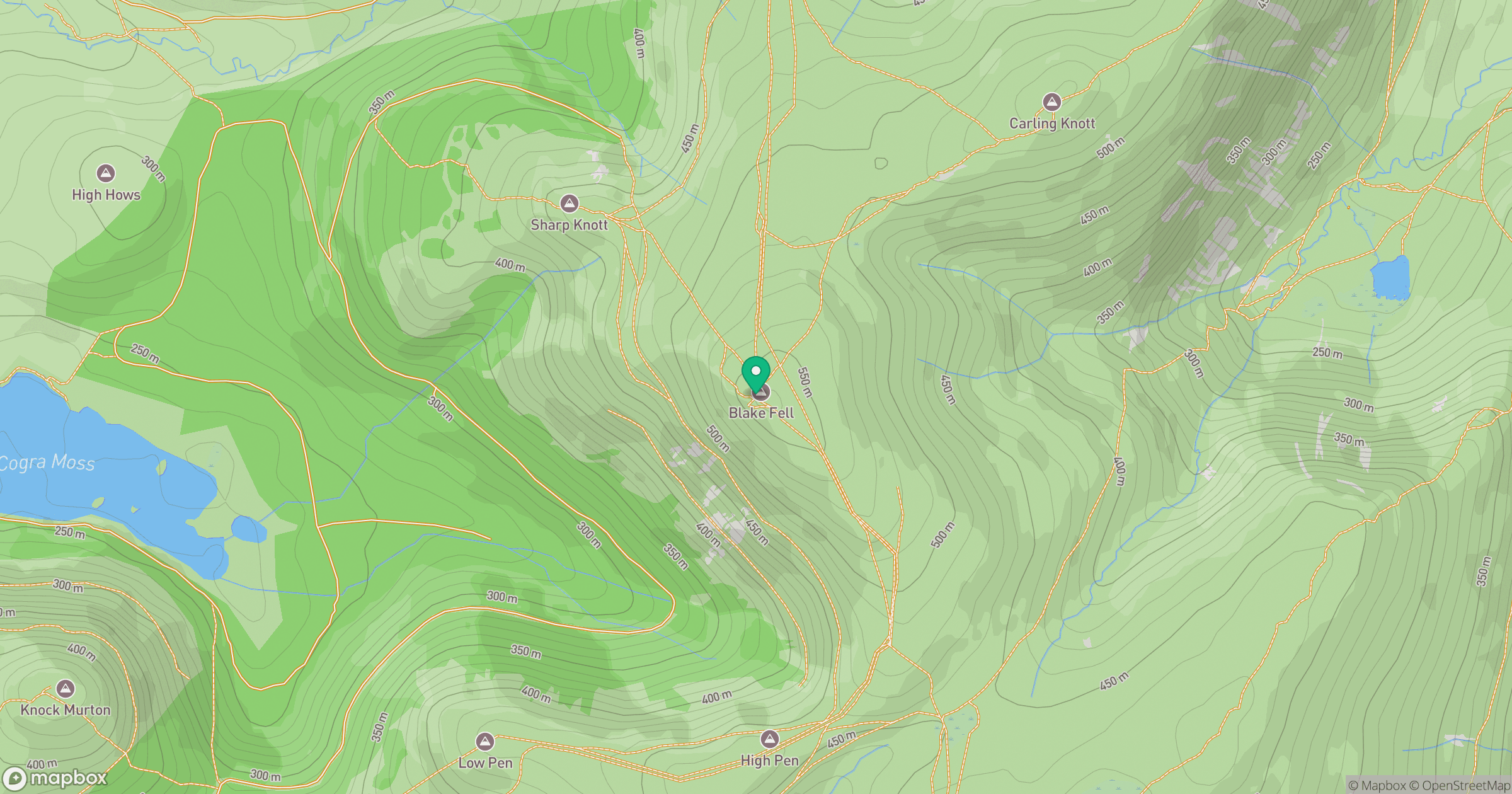 Blake Fell location map