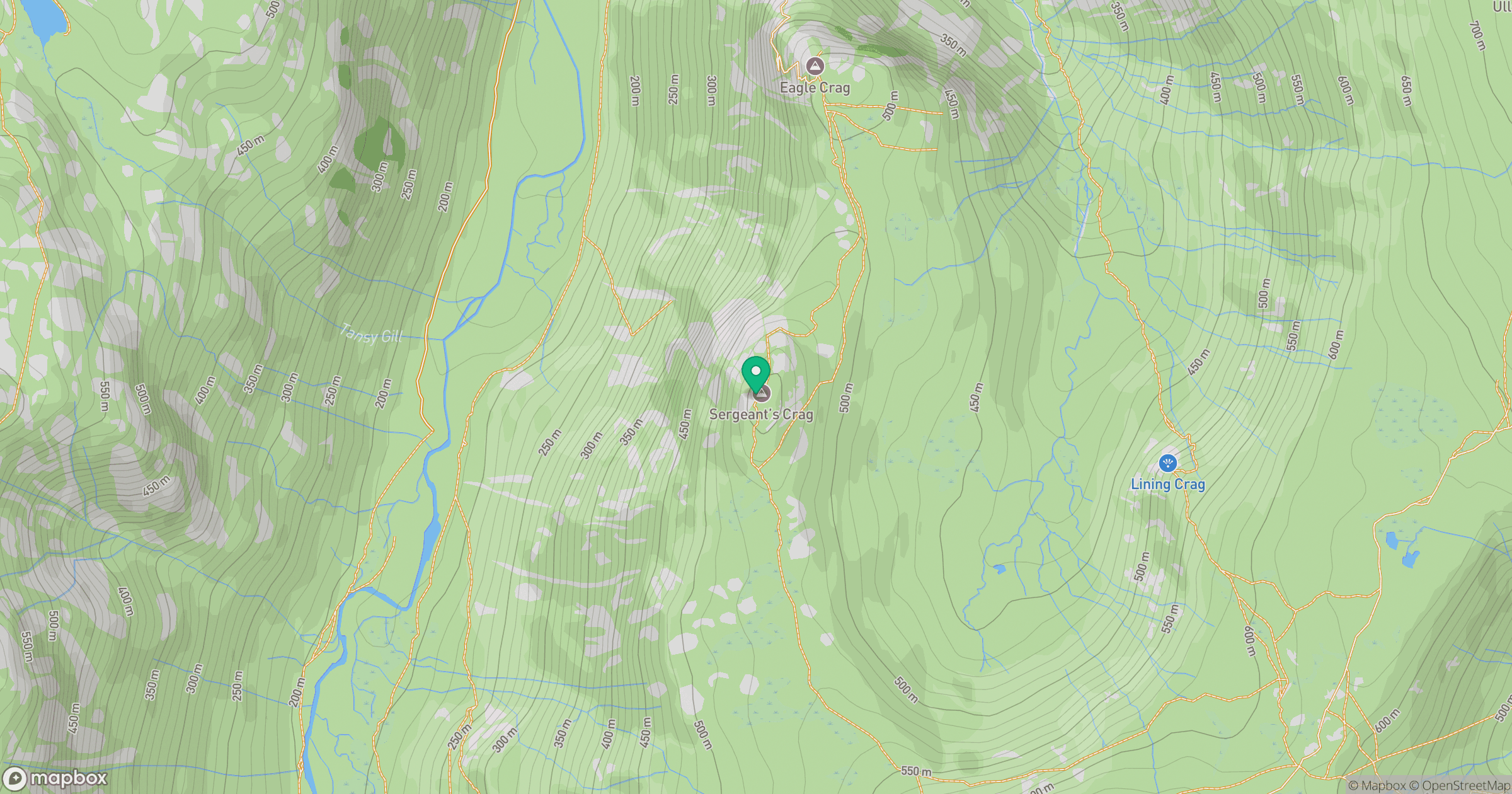 Sergeant's Crag location map