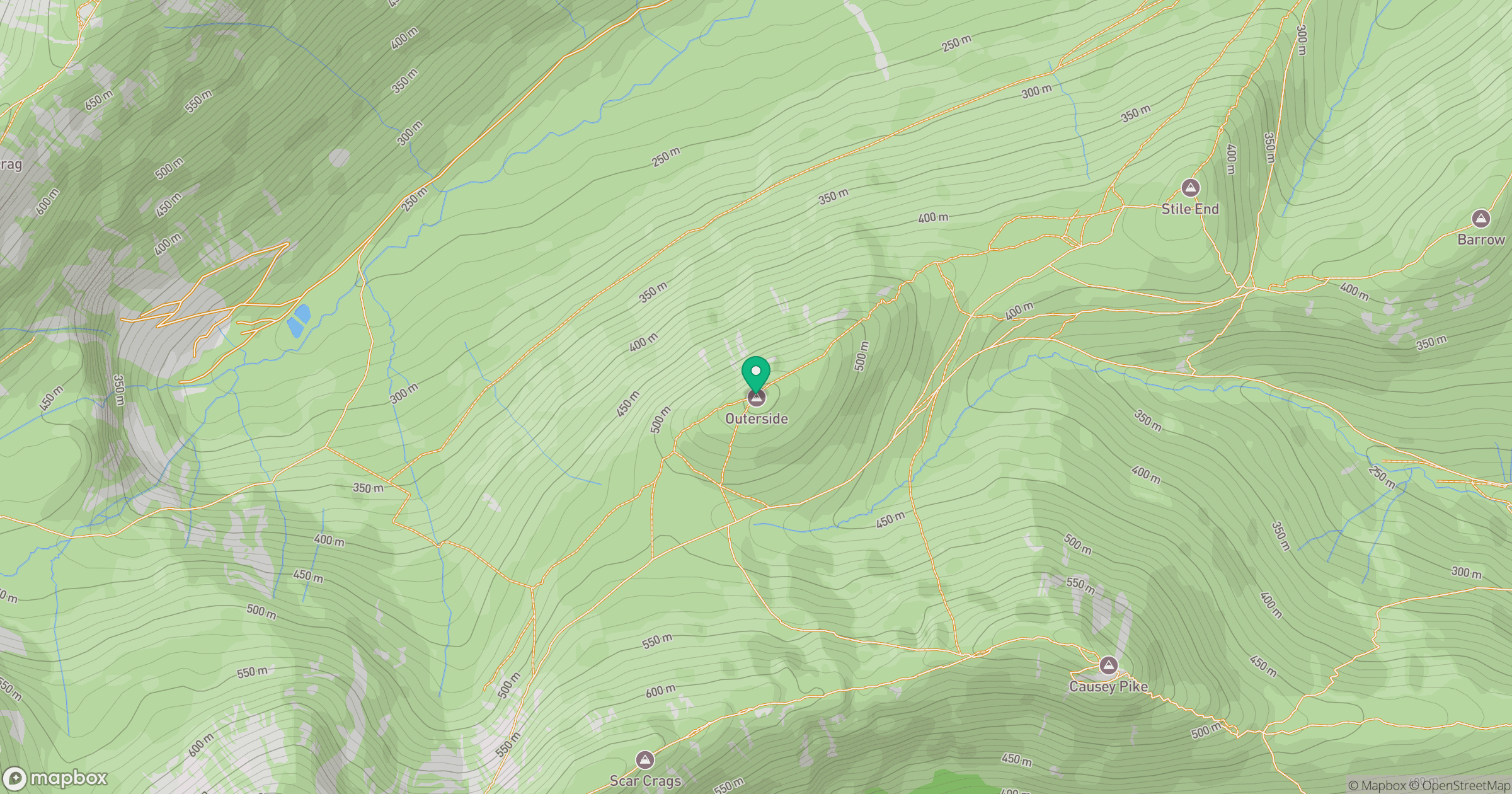 Outerside location map