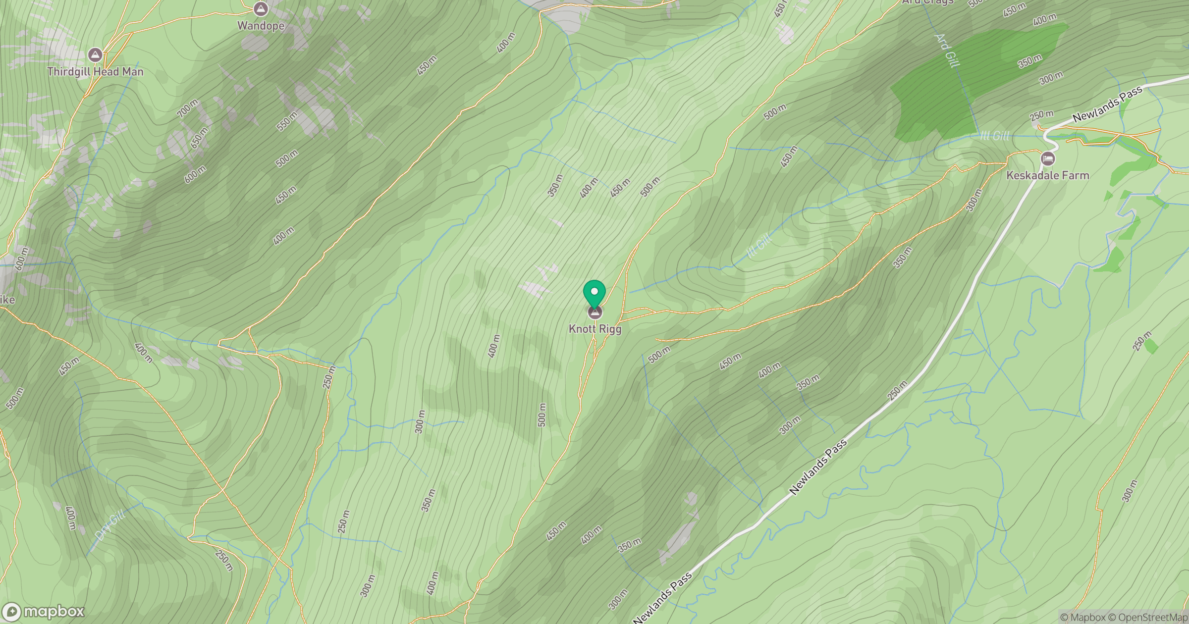 Knott Rigg location map