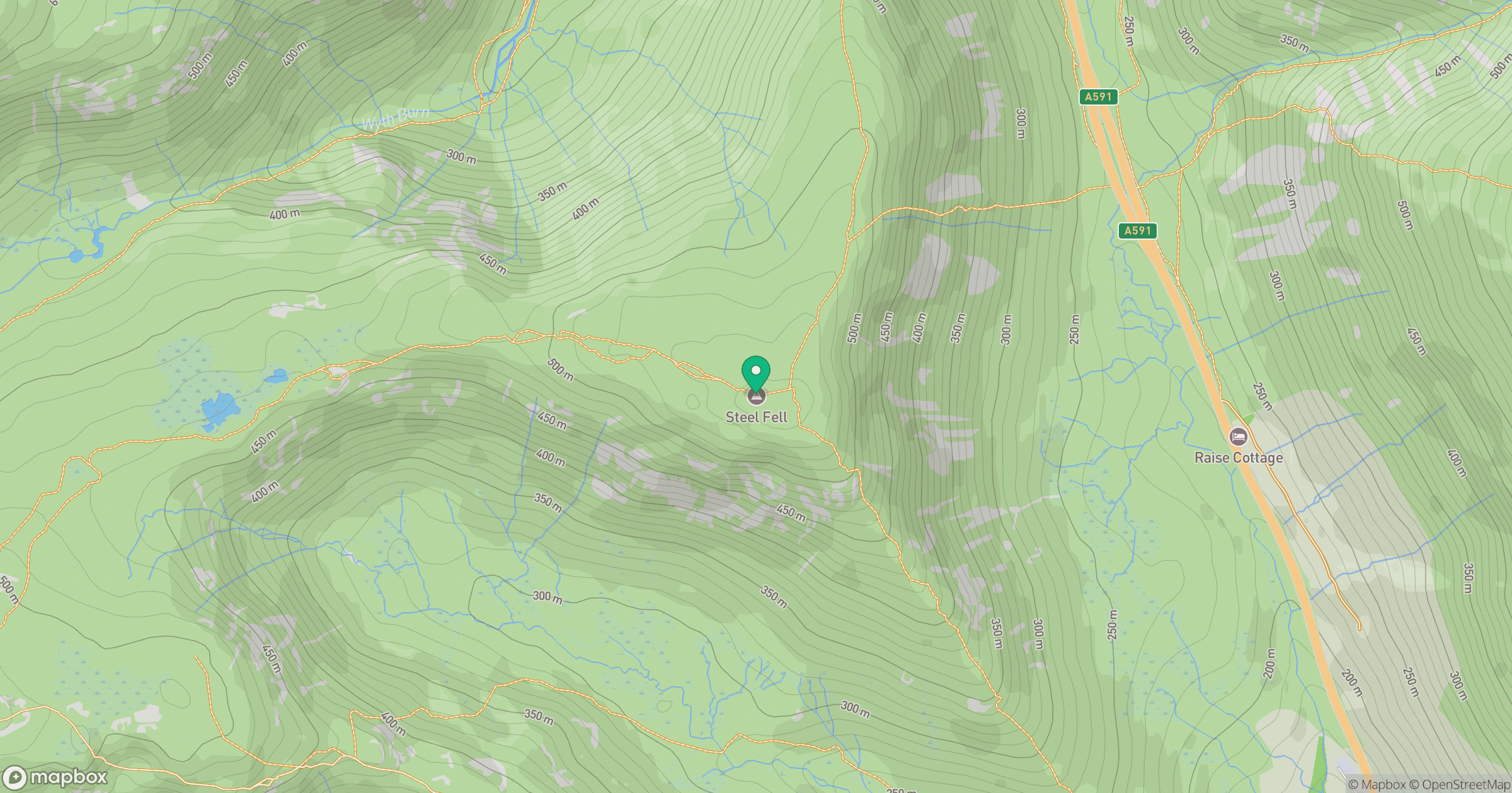 Steel Fell [Dead Pike - Steel Fell] location map