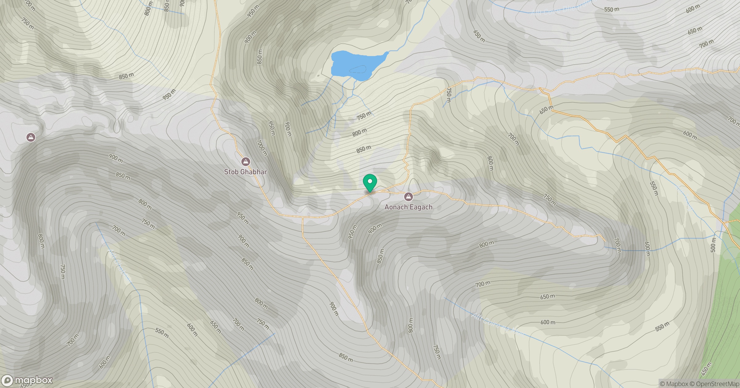 Aonach Eagach location map