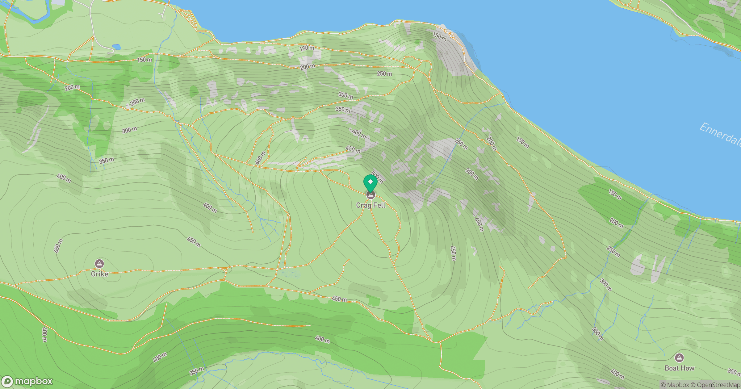 Crag Fell location map